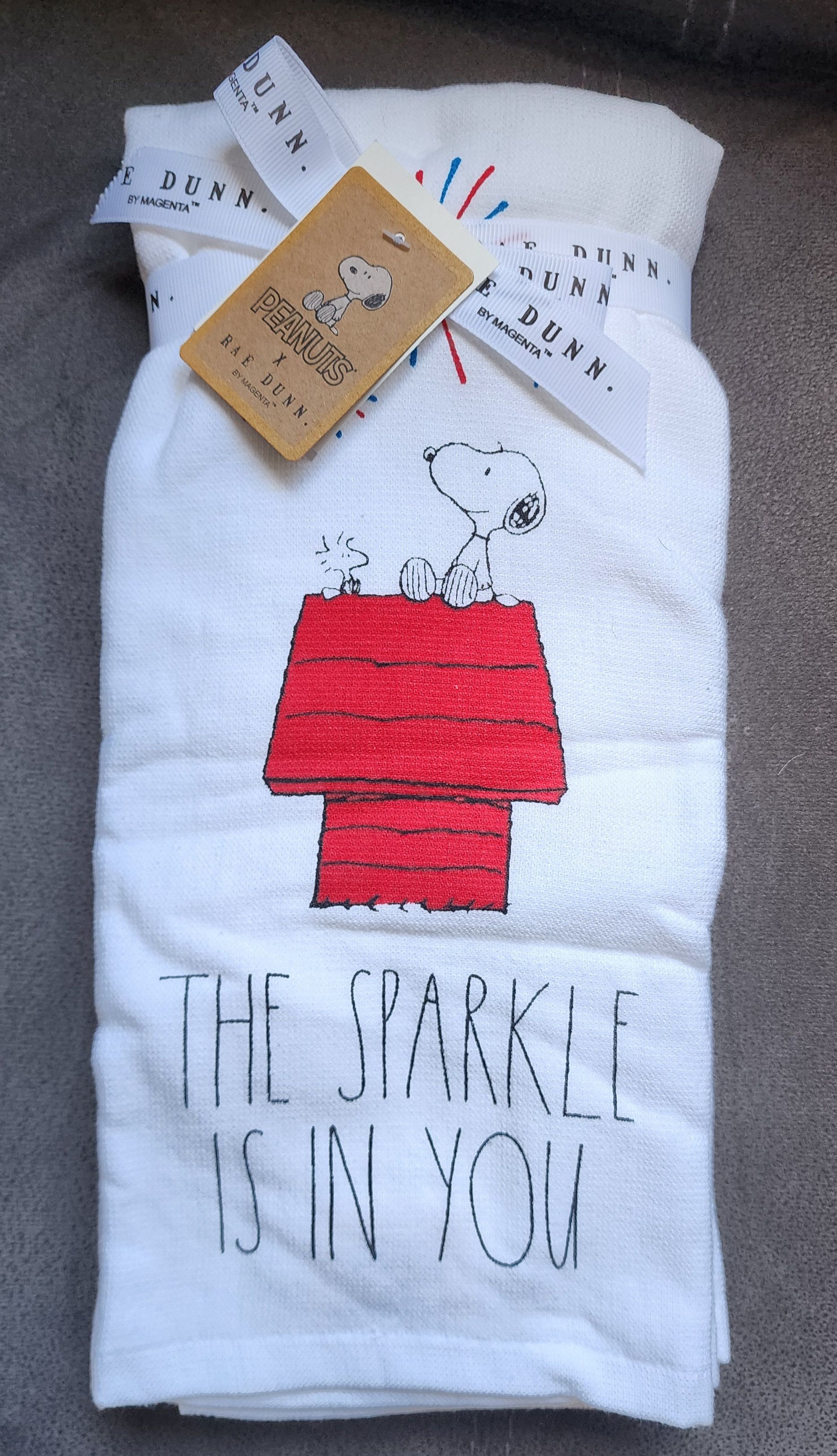 Other NWT Rae Dun Peanuts Snoopy Woodstock 2 Towels July 4th Size ONE SIZE - 1 Thumbnail