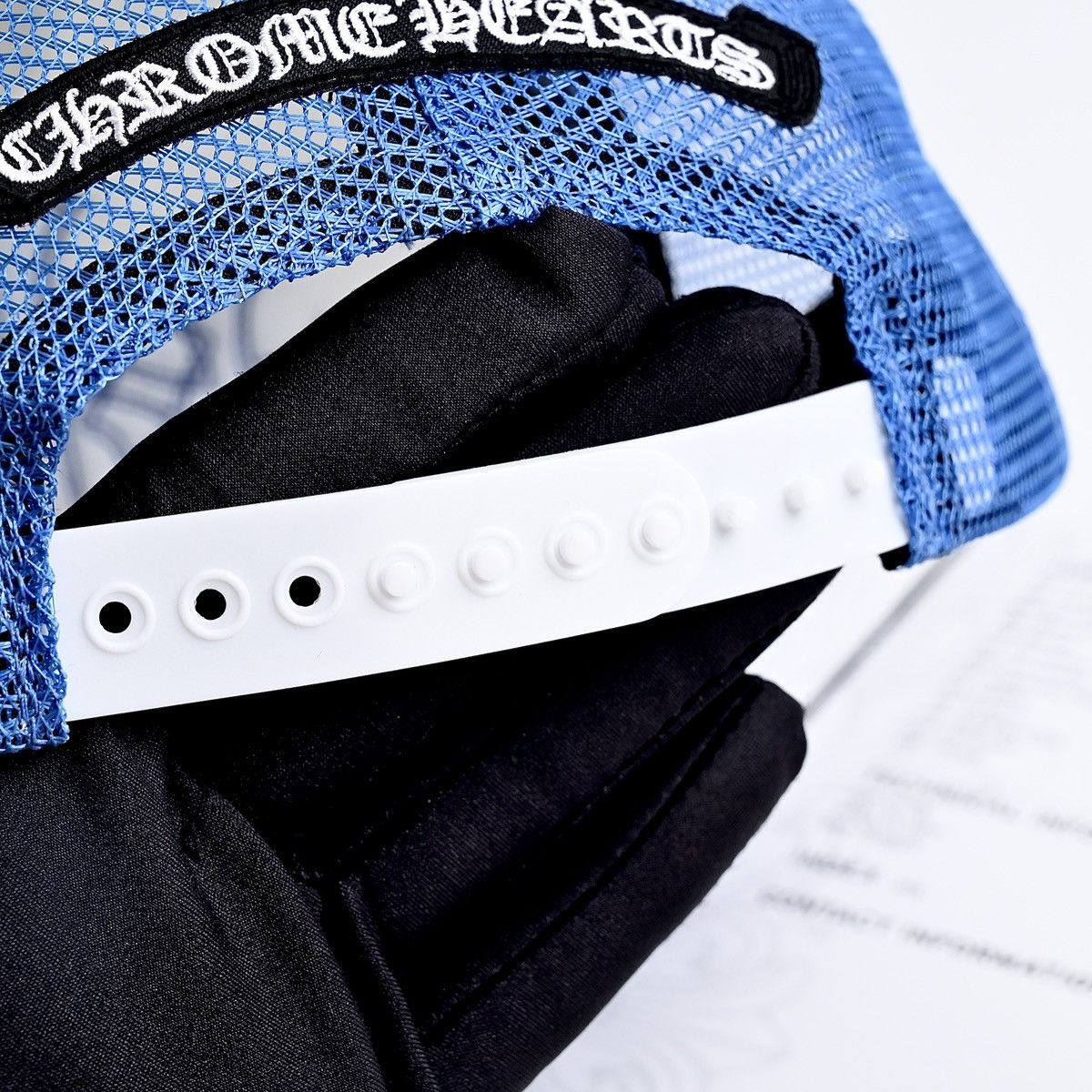 Chrome Hearts CHROME HEARTS HAT TRUCKER KING TACO BLUE Size ONE SIZE - 5 Thumbnail