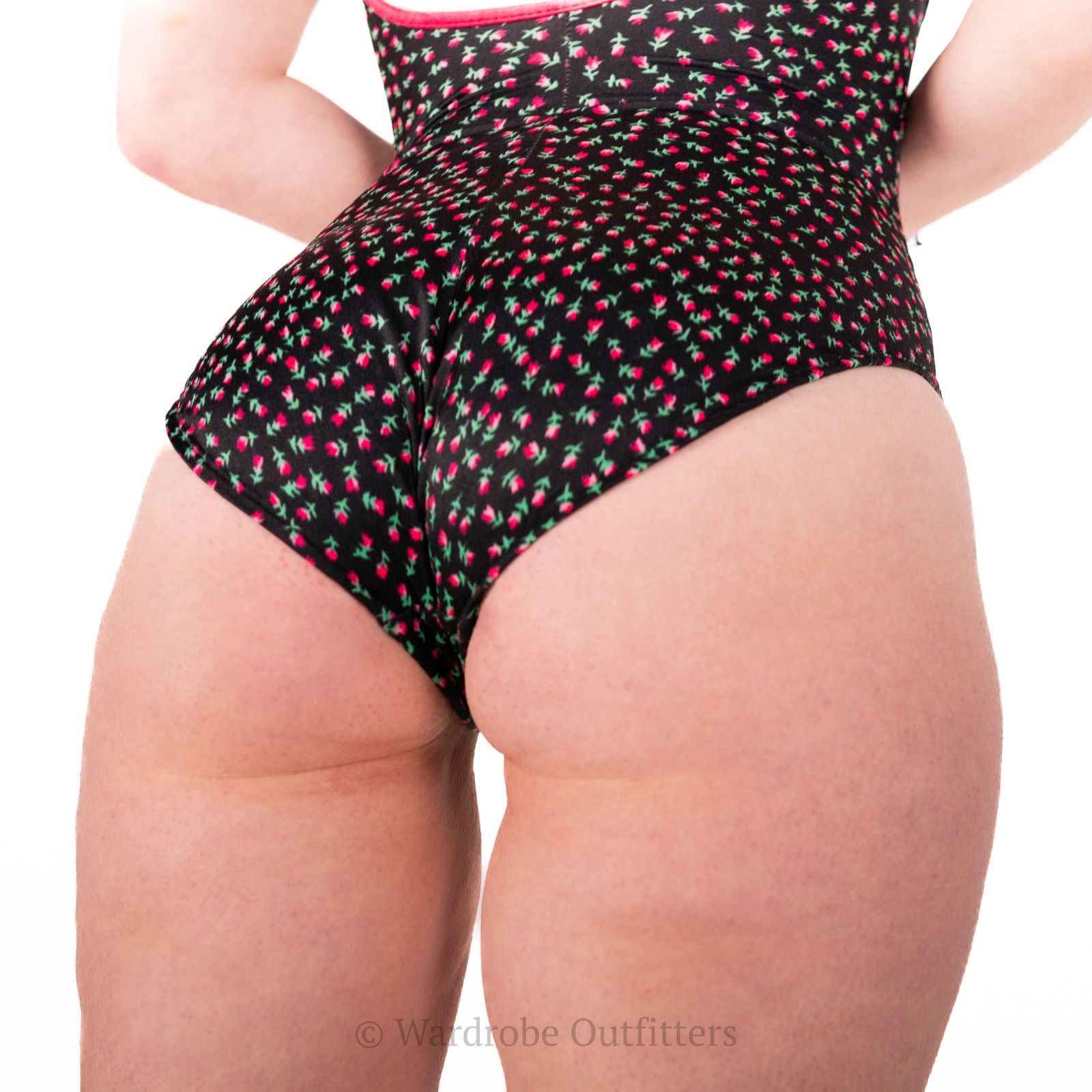 Vintage Vintage 60s SANDCASTLE One Piece Floral Swimsuit Suit Size M / US 6-8 / IT 42-44 - 6 Thumbnail