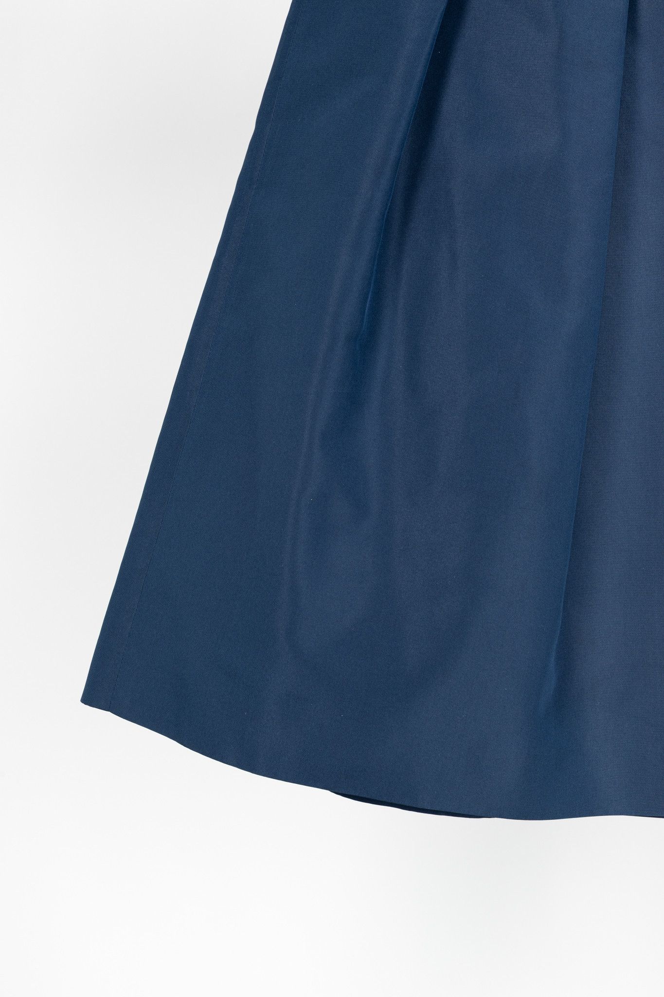 Prada Prada Blue Silk-Taffeta Pleated Flared Skirt Size 28" / US 6 / IT 42 - 6 Thumbnail