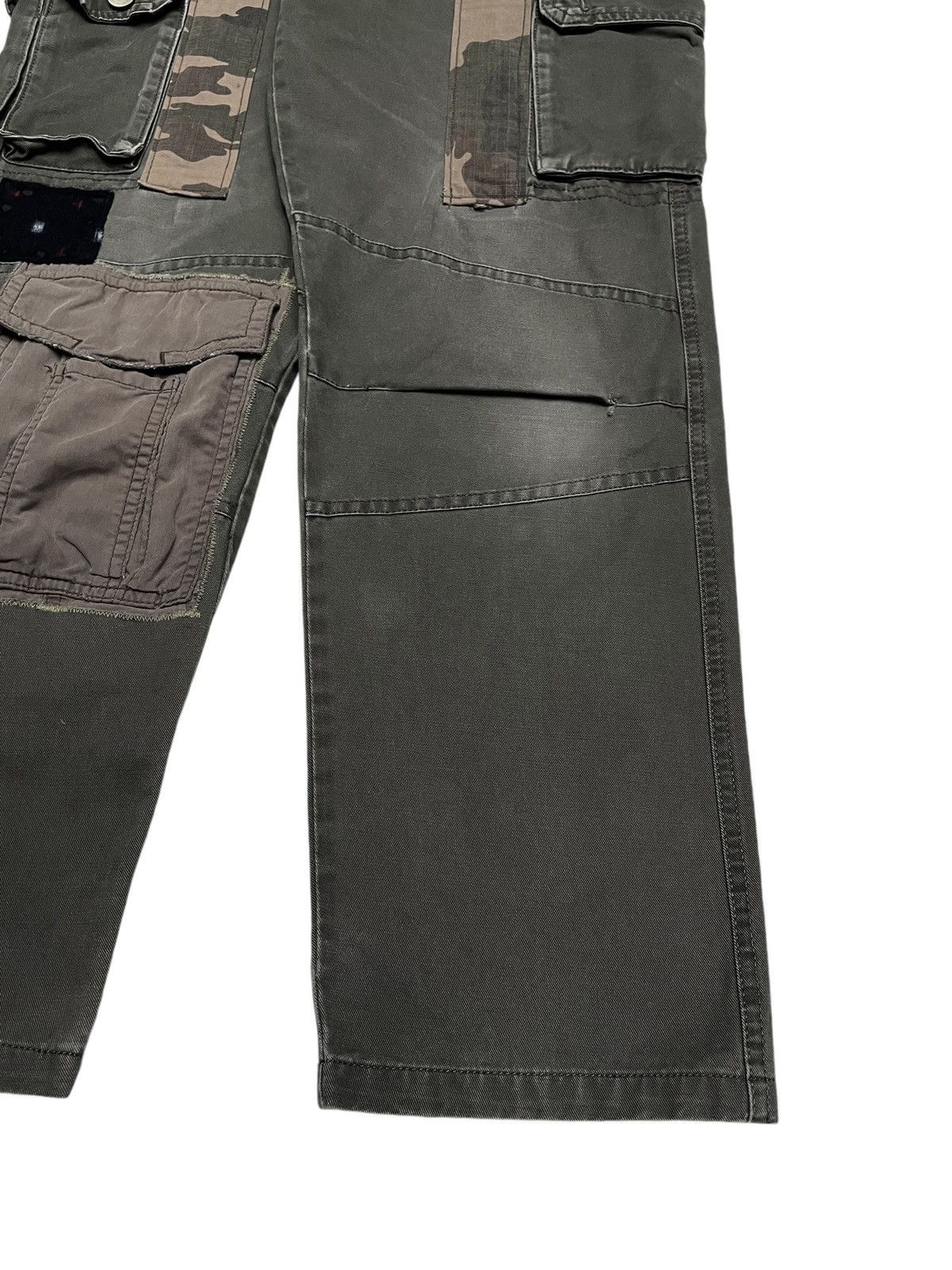 Vintage Rare Vintage Military M65 Sashiko Boro Cargo Pants 1990s Size US 32 / EU 48 - 6 Thumbnail
