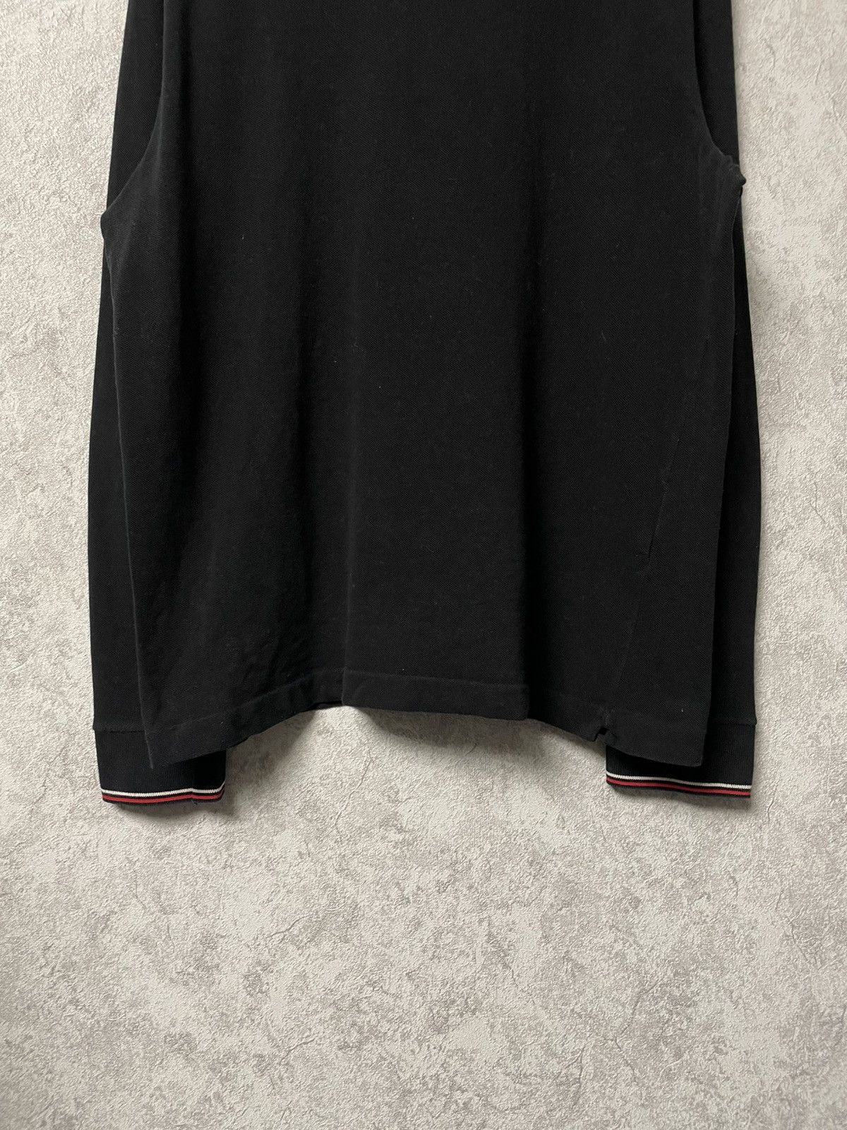 Lacoste Vintage Lacoste Black Long Sleeve Polo Shirt Size US M / EU 48-50 / 2 - 13 Thumbnail
