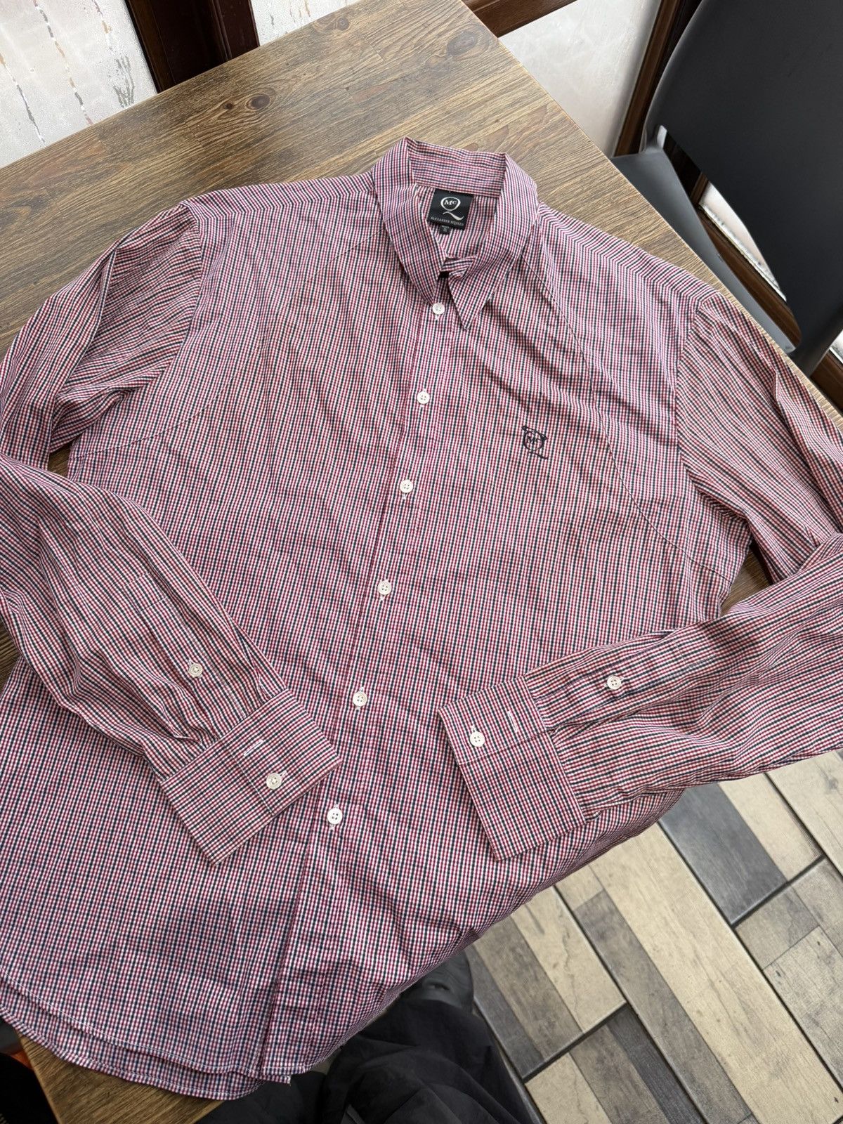 Alexander McQueen Alexander Mqueen vintage 2008 mcqueen check shirt Size US XL / EU 56 / 4 - 4 Thumbnail
