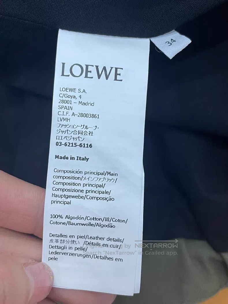 Loewe Loewe Military green four-pocket zippered windbreaker jack Size XXS / US 00 / IT 34 - 5 Thumbnail