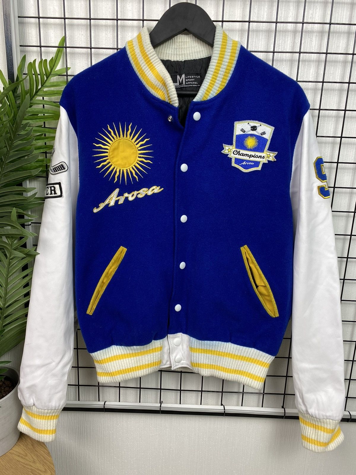 EHC AROSA HOCKEY VARSITY JACKET Bomber OCHSNER SIZE S