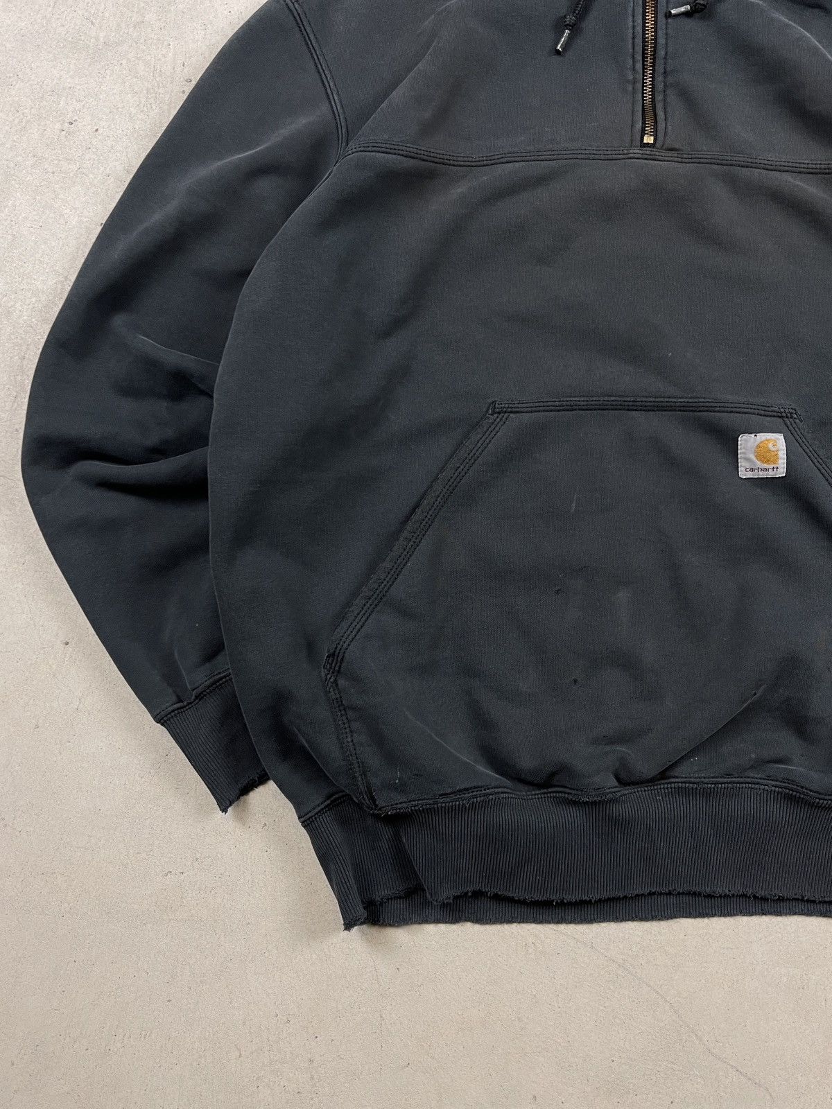 Carhartt × Vintage Carhartt Rain Defender 1/4 Zip Hoodie Size US L / EU 52-54 / 3 - 3 Thumbnail