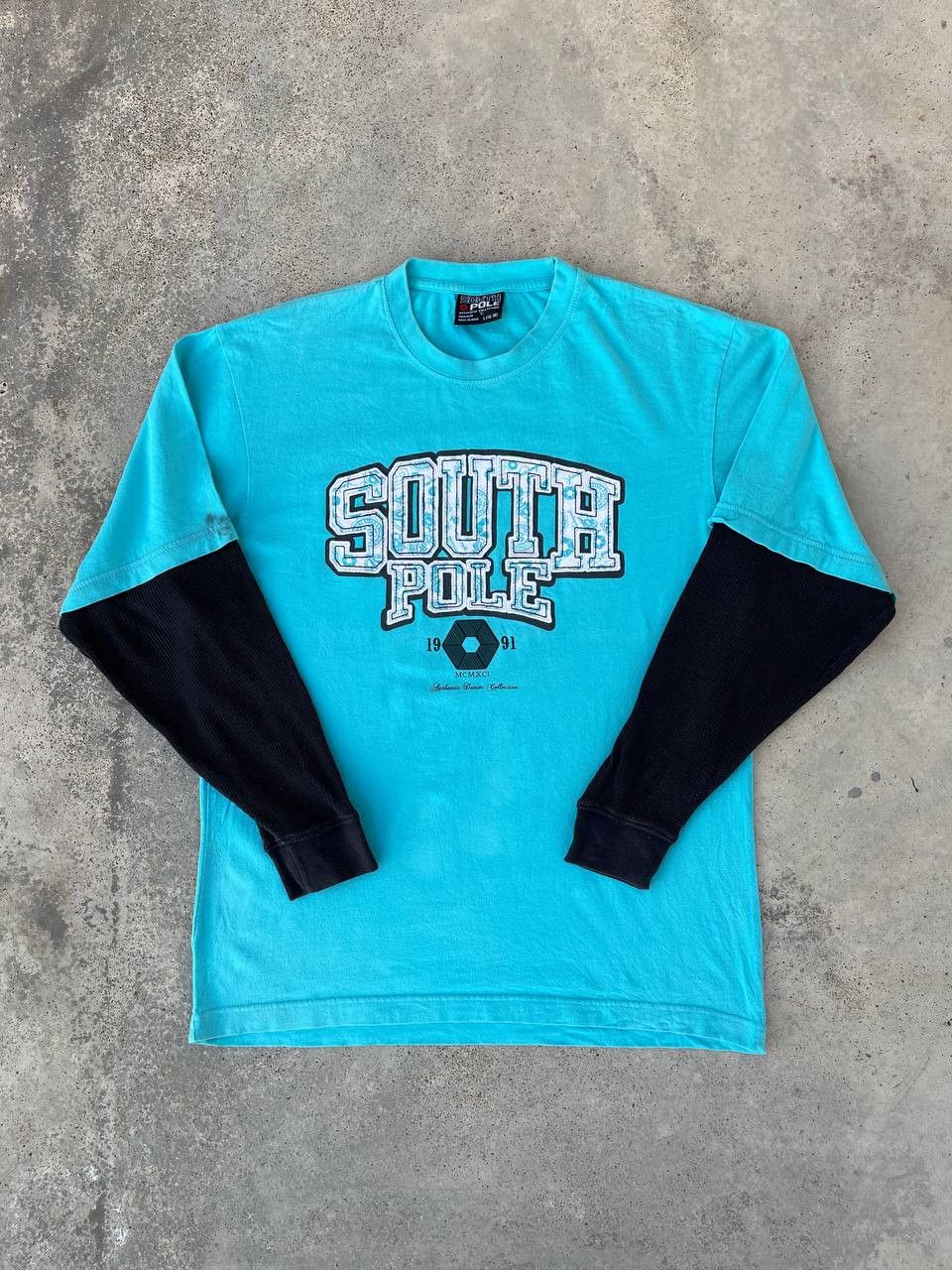 Affliction 2000s Double Layer South Pole Long Sleeve Tees Size US L / EU 52-54 / 3 - 1 Thumbnail