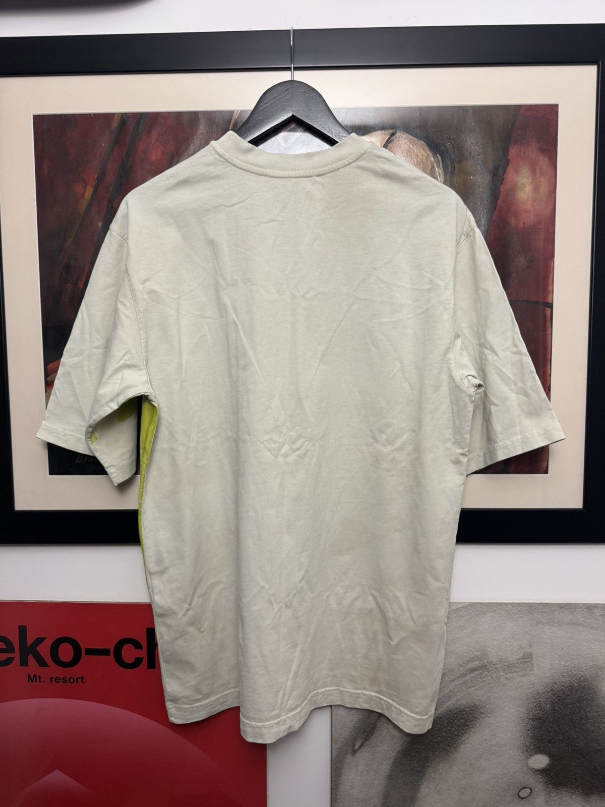A-COLD-WALL* A-COLD-WALL* ACW Oversize Beige Tee Streetwear Rare Print Size US M / EU 48-50 / 2 - 3 Thumbnail