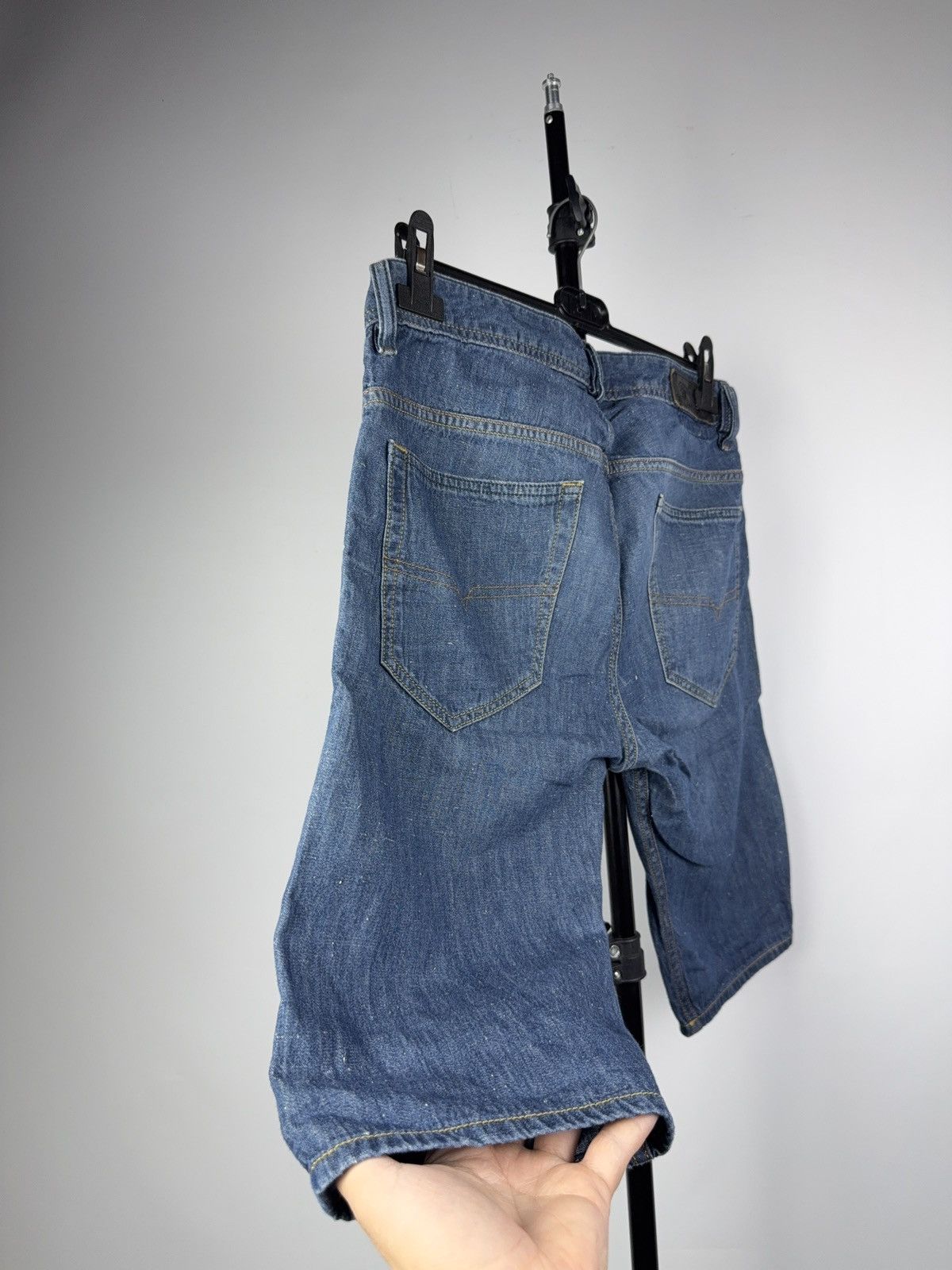 Diesel Diesel Vintage Denim Long Shorts Y2K Blue Jean 00s Italy Size US 30 / EU 46 - 6 Thumbnail