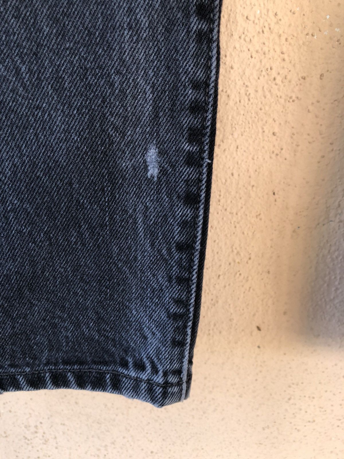 Levi's Vintage Clothing × Vintage Vintage LEVIS 501 Flat Black Button Fly Jeans Size US 38 / EU 54 - 12 Thumbnail