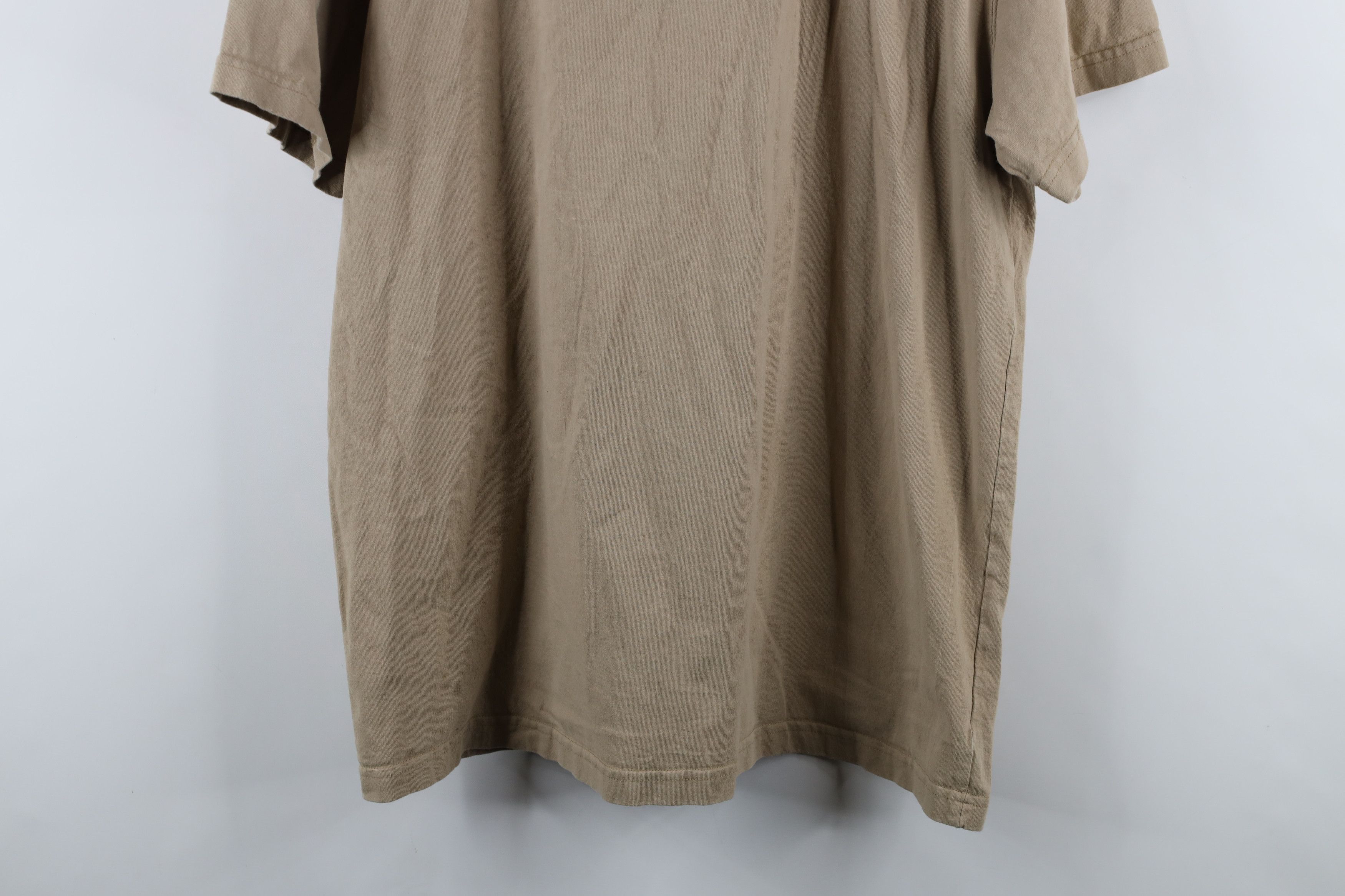 Dickies × Vintage Vintage Y2K Dickies Spell Short Sleeve Henley T-Shirt Beige Size US XL / EU 56 / 4 - 12 Thumbnail
