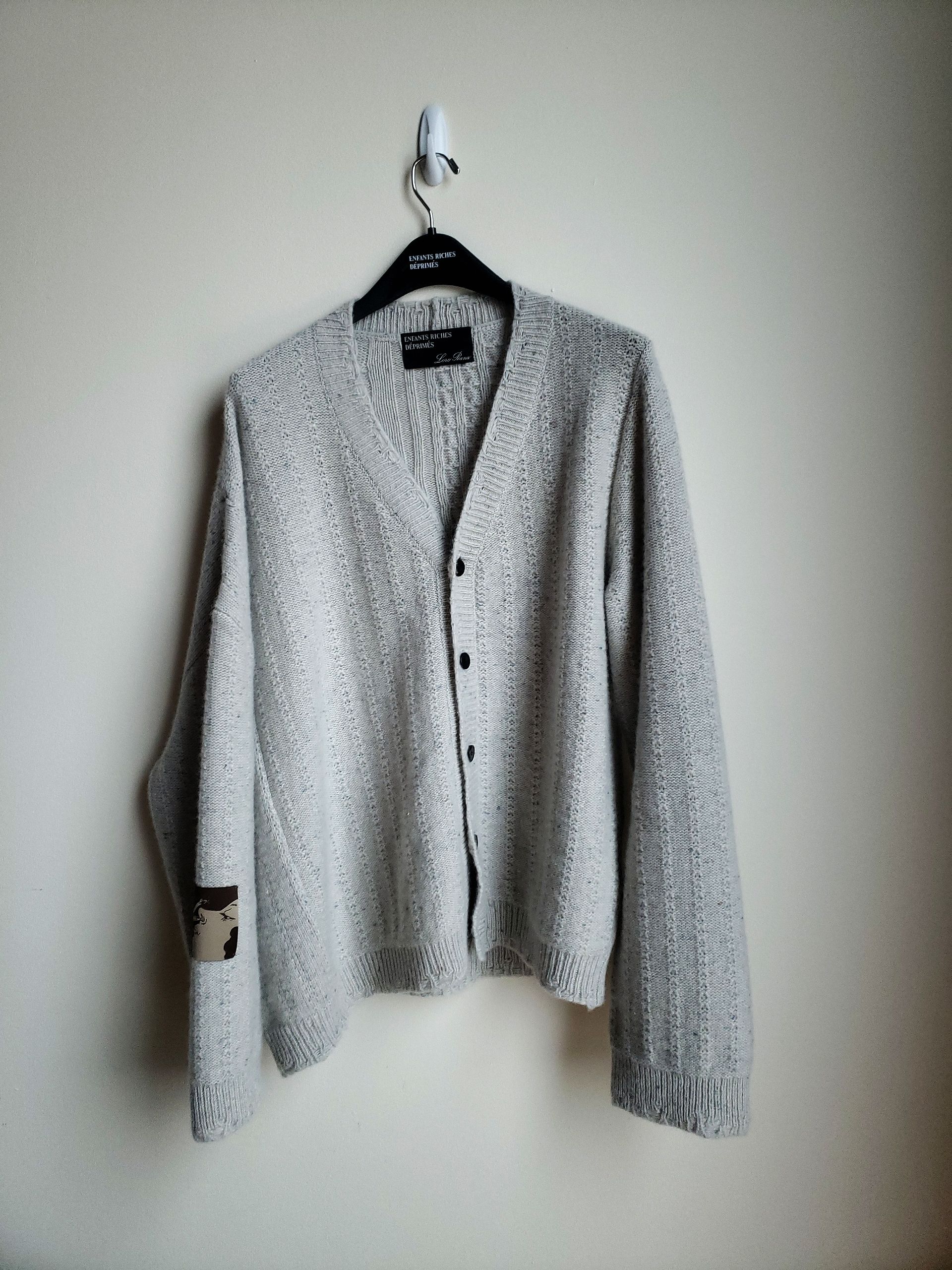 Pre-owned Enfants Riches Deprimes St Vincent Cardigan In Smokey Taupe