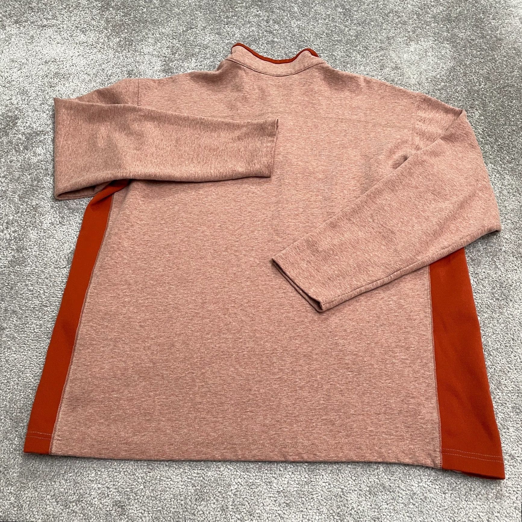 Vintage Columbia Sweatshirt Mens 2XL Orange 1/4 Zip Pullover Fleece Logo Zip Breathing Lightweight Classic Outdoor Hiking Walking Shirt Size US XXL / EU 58 / 5 - 2 Thumbnail