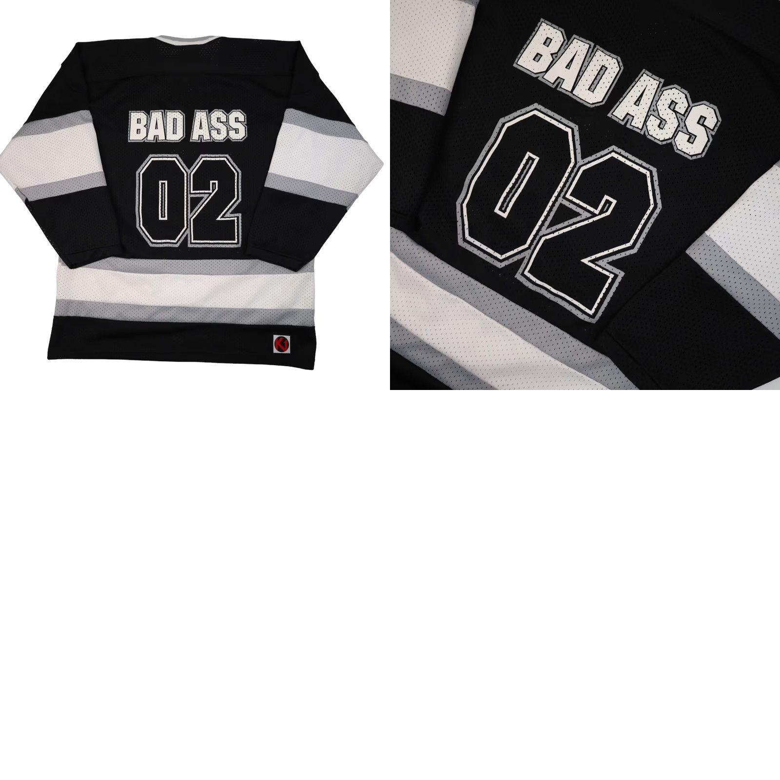 Vintage VINTAGE Kid Rock "Bad Ass" Hockey Jersey Black XL Mens Size US XL / EU 56 / 4 - 8 Thumbnail