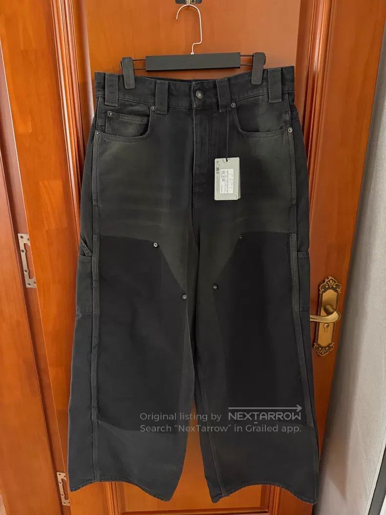 Balenciaga Balenciaga Size XS Deconstructed workwear denim pants Size US 27 - 1 Thumbnail