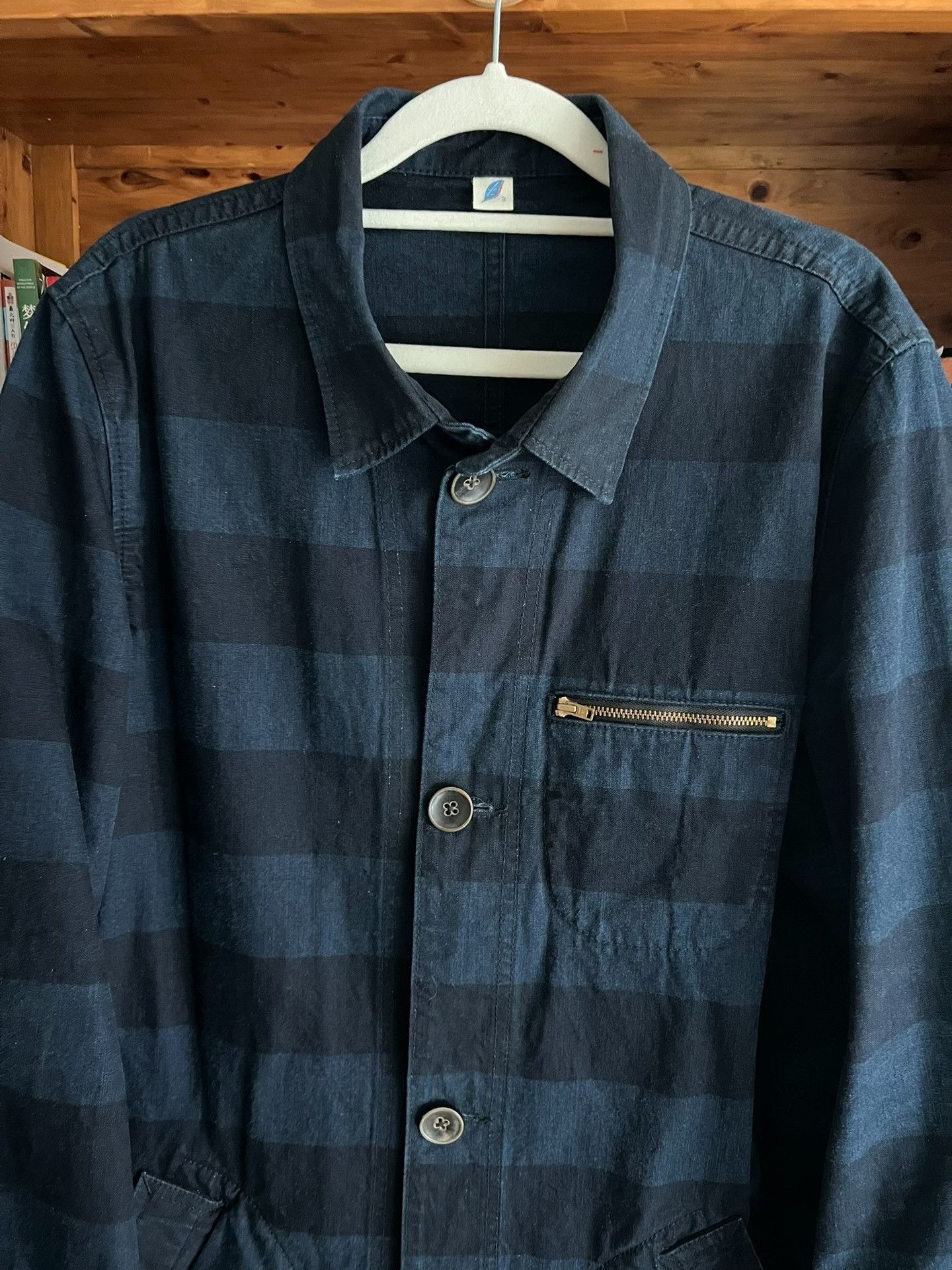 Pure Blue Japan Pure Blue Japan Indigo Denim Long Coat Size US L / EU 52-54 / 3 - 4 Thumbnail