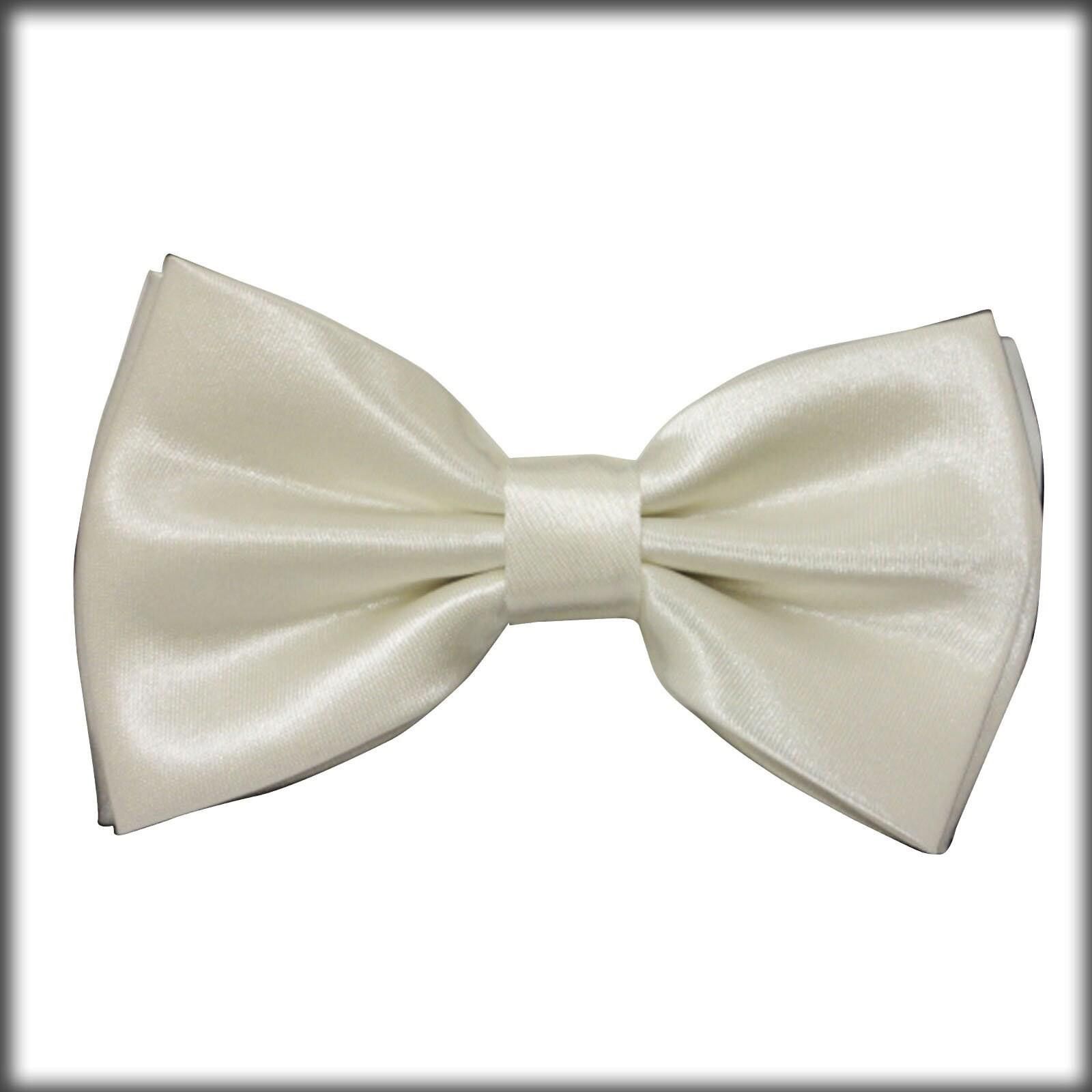 Designer Bow Tie WHITE Adult Unisex Size ONE SIZE - 1 Preview