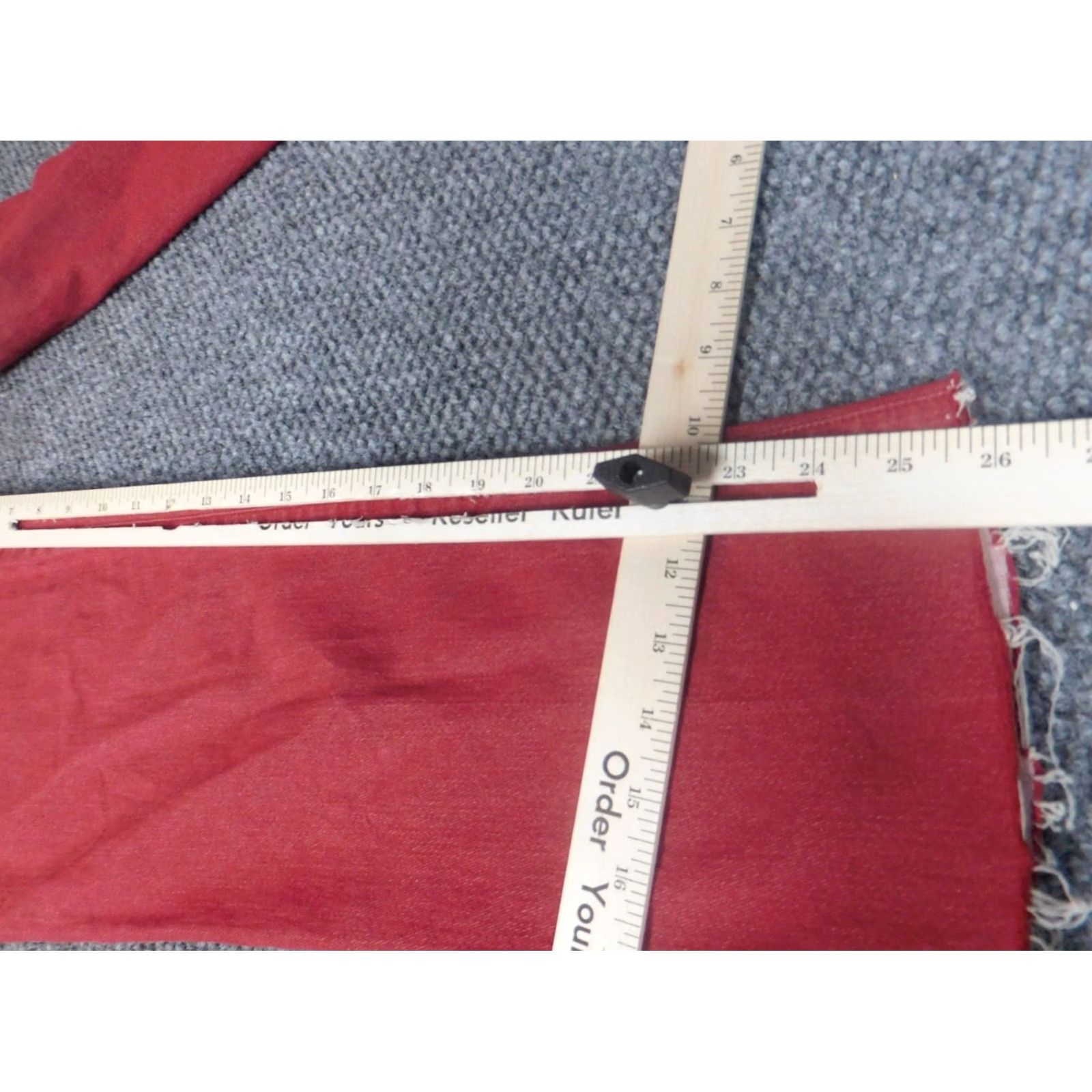 Bebe bebe Jeans Womens 4 red straight denim Jeans Size 42" / US 20 - 7 Thumbnail