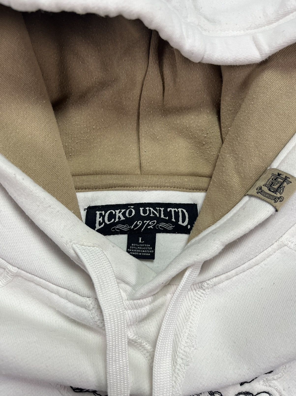 Ecko Unltd. Ecko Unltd. Big Logo Printed AOP Baggy Hoodie L XL Size US L / EU 52-54 / 3 - 7 Thumbnail
