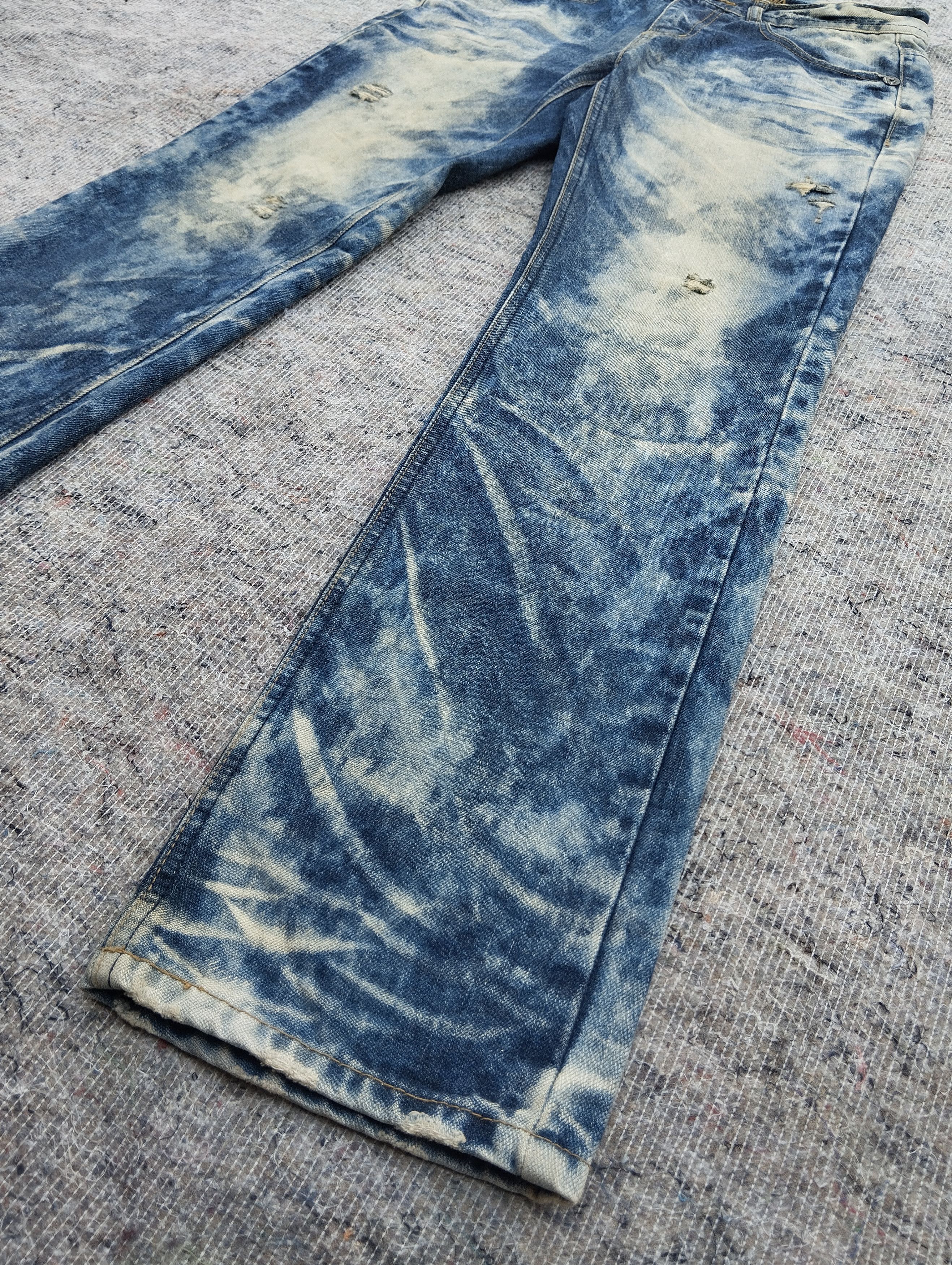 14th Addiction Acid litmus distressed washed jeans Size US 32 / EU 48 - 4 Thumbnail