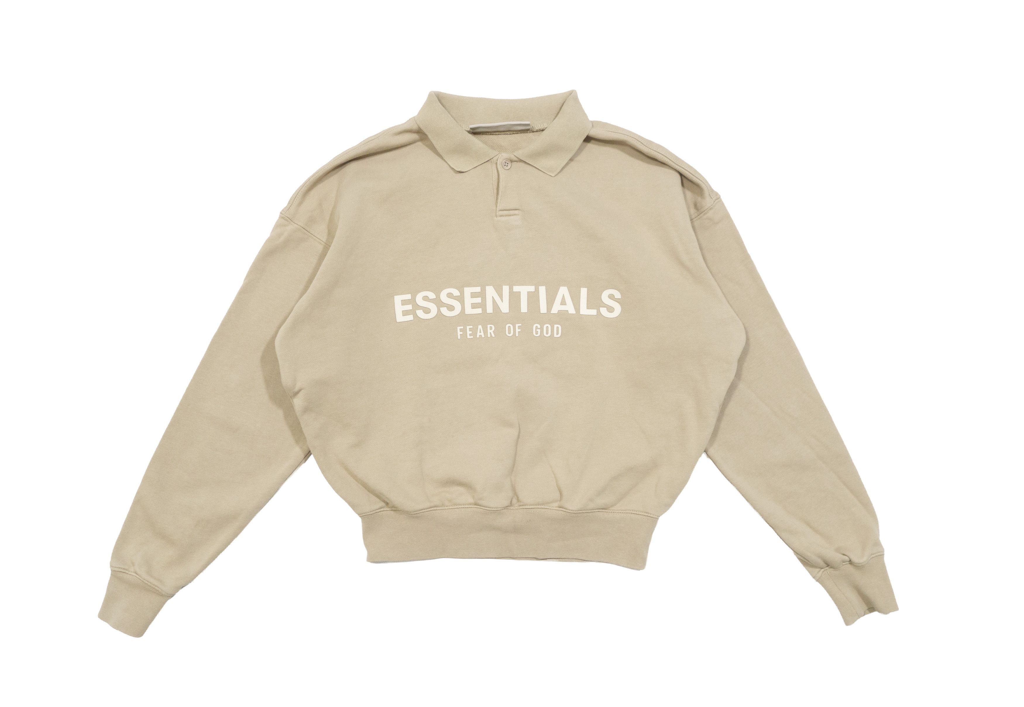 Fear of God Essentials Big Logo Polo Sweatshirt Size S / US 4 / IT 40 - 1 Thumbnail