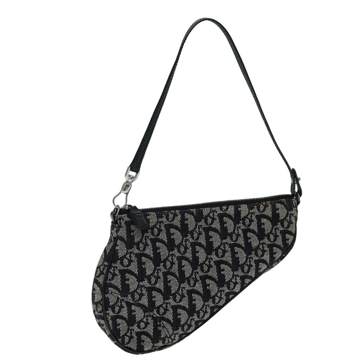 Dior Saddle Navy Canvas Clutch Bag (Pre-Owned) Size ONE SIZE - 1 Thumbnail