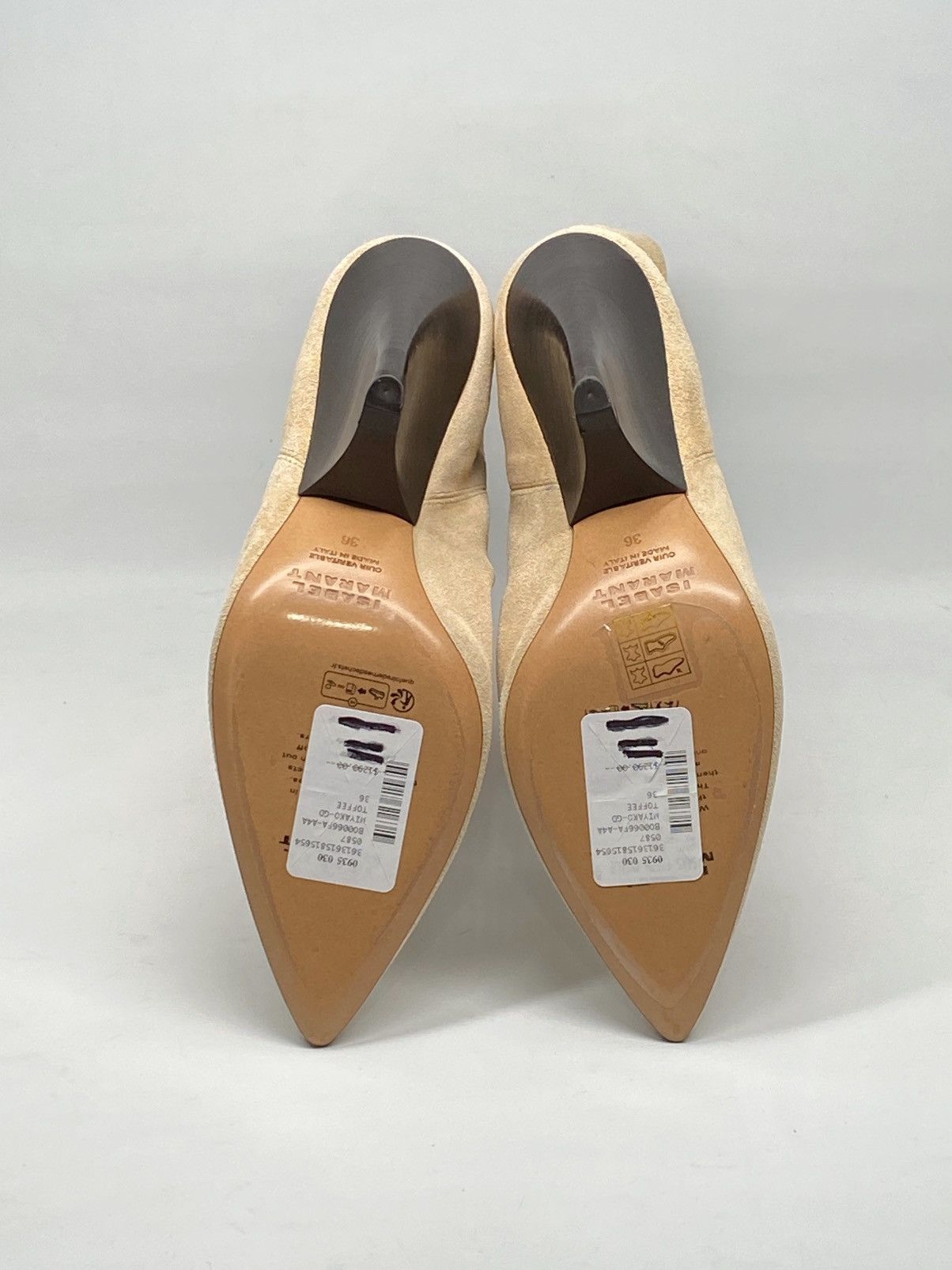 Isabel Marant Isabel Marant Miyako 90MM Suede Cone-Heel Booties size 36 Size US 6 / IT 36 - 11 Thumbnail