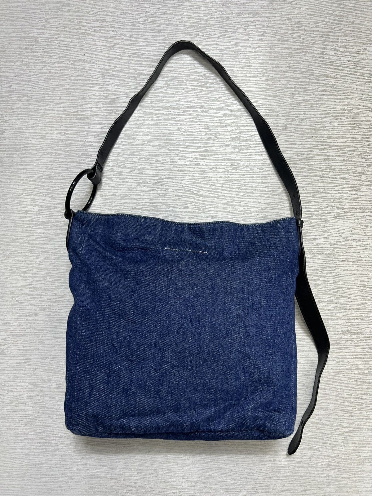 MM6 Maison Margiela MM6 - S/S 15 - Triangular Denim Shoulder Bag Size ONE SIZE - 2 Thumbnail