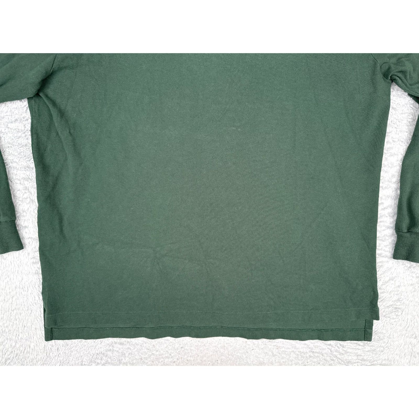 Ralph Lauren VINTAGE Ralph Lauren Polo Shirt Men 2XL Green Short Sleeve Cotton Polo Shirt Slim Fit Embroidered Logo, Button Collar, Knit, Regular Size US XXL / EU 58 / 5 - 5 Thumbnail