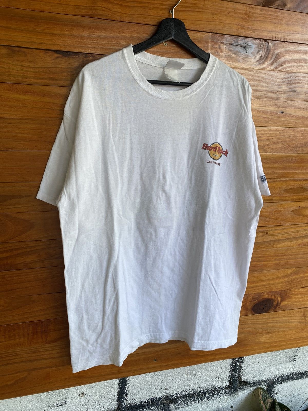 Hard Rock Cafe Vintage Hard Rock Cafe Las Vegas Graphic T-Shirt | 90s White Size US L / EU 52-54 / 3 - 8 Thumbnail