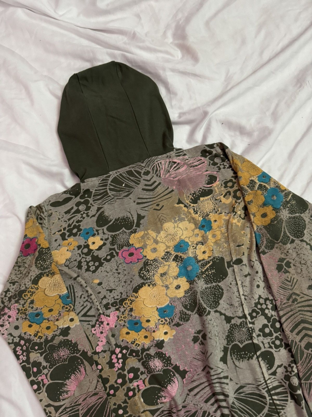 If Six Was Nine × Japanese Brand × Le Grande Bleu (L.G.B.) Floral Sukajan Zip Fur Hoodie Ifsixwasnine Lgb Style Size US L / EU 52-54 / 3 - 5 Thumbnail