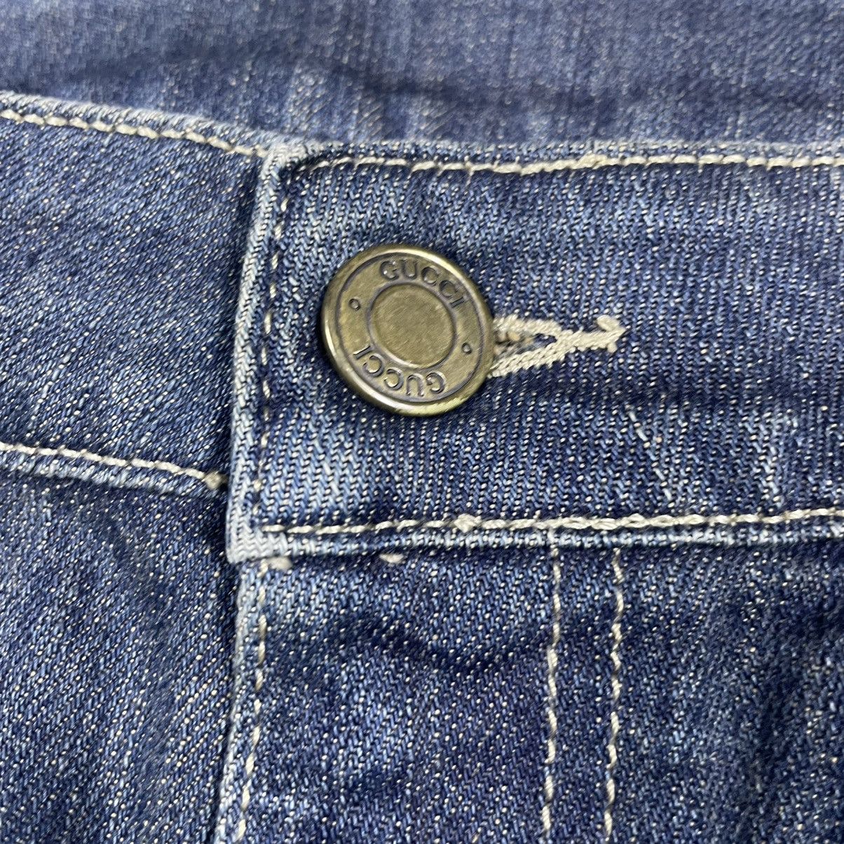 Gucci GUCCI DENIM PANTS BY FRIDA GIANNINI Size 27" / US 4 / IT 40 - 7 Thumbnail