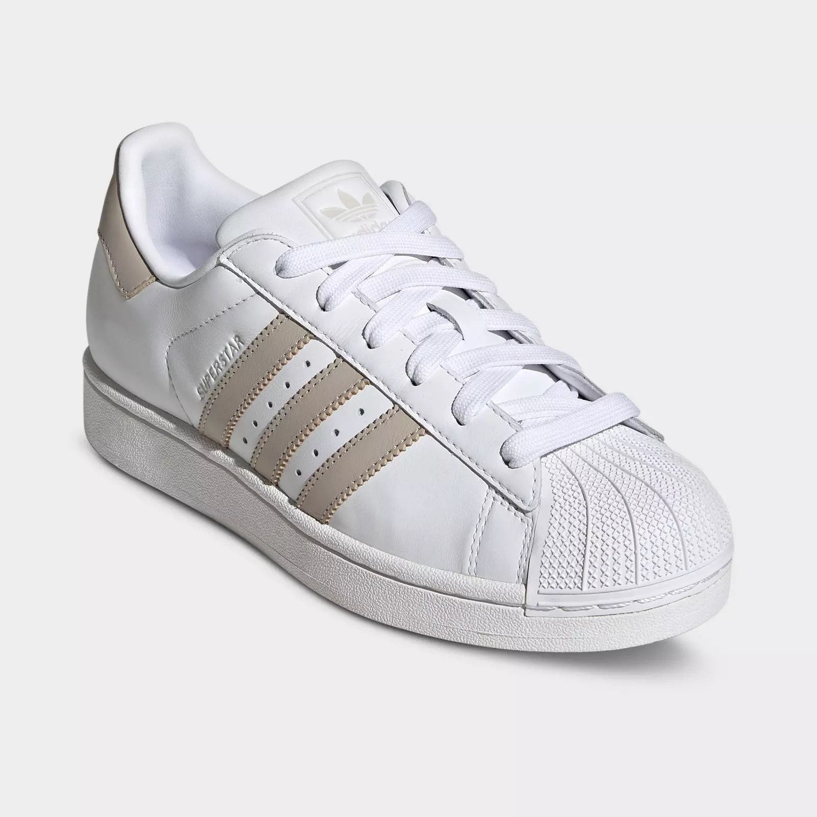 Adidas ADIDAS ORIGINALS WOMEN'S 11 SUPERSTAR II WHITE WONDER BEIGE Size US 11 / IT 41 - 1 Thumbnail