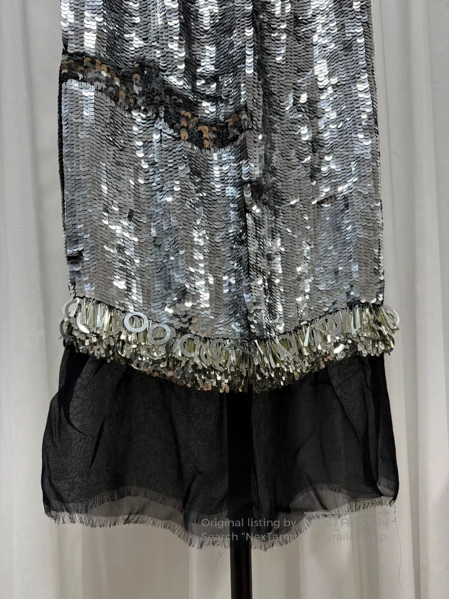 Dries Van Noten Dries Van Noten Sequin Skirt 34. Size 33" - 2 Thumbnail