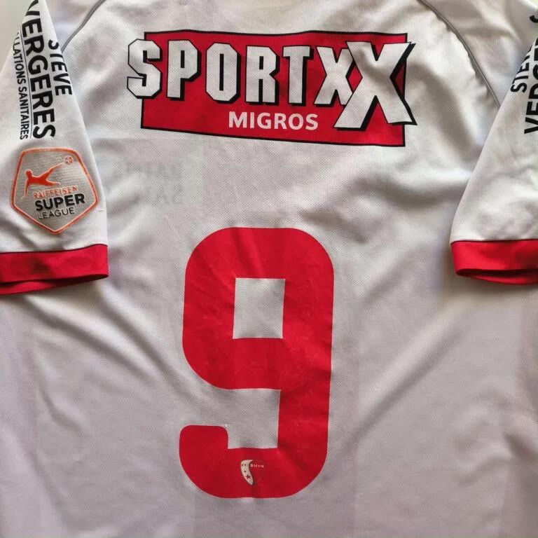 Errea FC Sion 2014-15 Errea home #9 football jersey size L Size US L / EU 52-54 / 3 - 9 Thumbnail