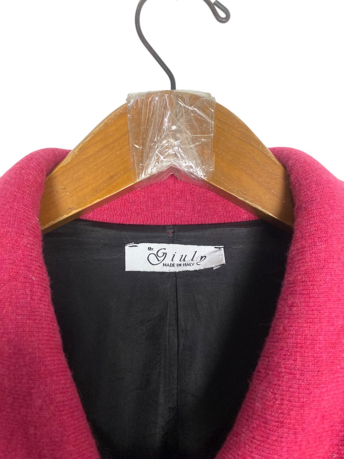 Vintage Rare‼️Mr. Giuln Patchwork Wool Coat Made in Italy Size M / US 6-8 / IT 42-44 - 5 Thumbnail