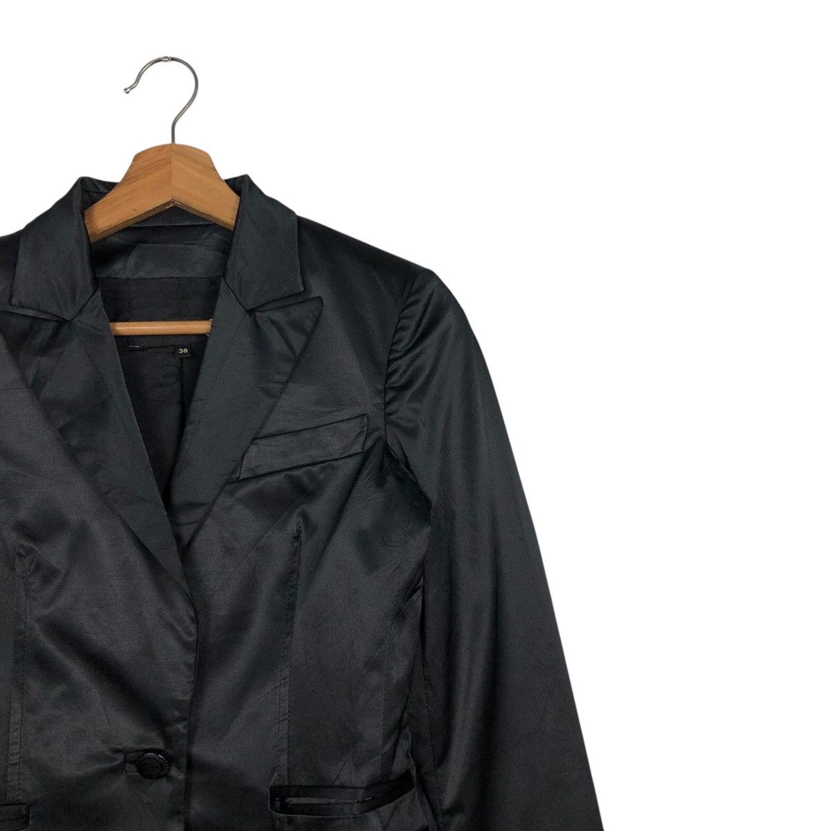Japanese Brand 📌Iconic Black Double Breast Coats Jacket Just Cavalli Size US M / EU 48-50 / 2 - 7 Thumbnail