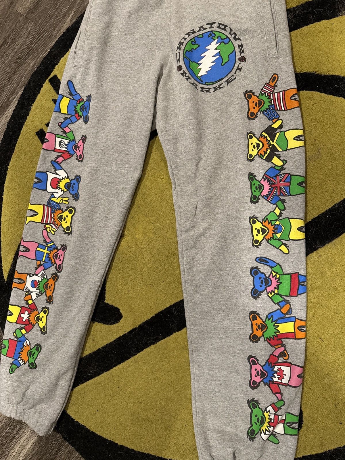 Grateful Dead × Market Chinatown Market x Grateful Dead Coexist Sweatpants (M) Size US 32 / EU 48 - 2 Thumbnail