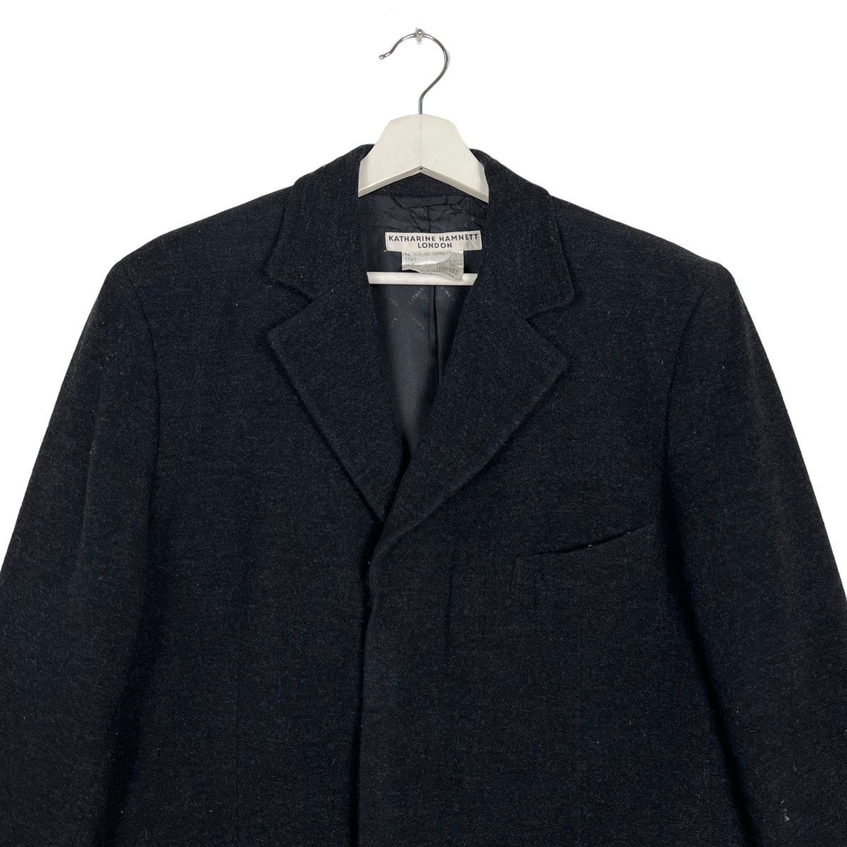 Katharine Hamnett London 🔥 KATHARINE HAMNETT LONDON WOOL OVERCOAT Size US M / EU 48-50 / 2 - 3 Thumbnail