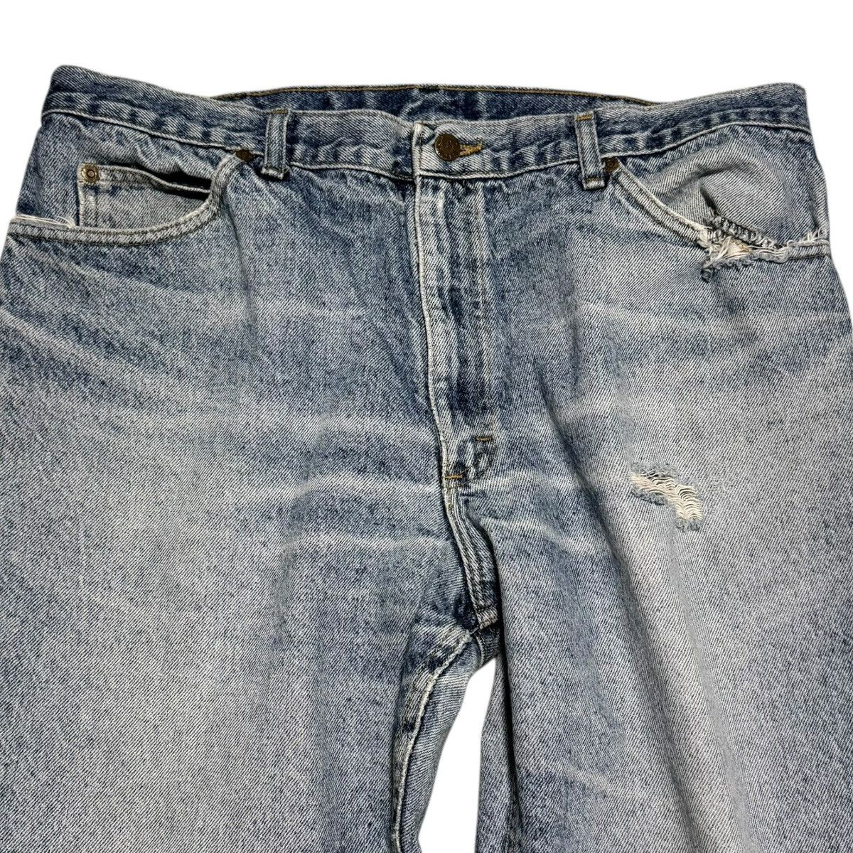 Lee × Vintage Vintage Lee USA Light Wash Straight Leg Jeans Men’s 38x26 Size US 38 / EU 54 - 4 Thumbnail