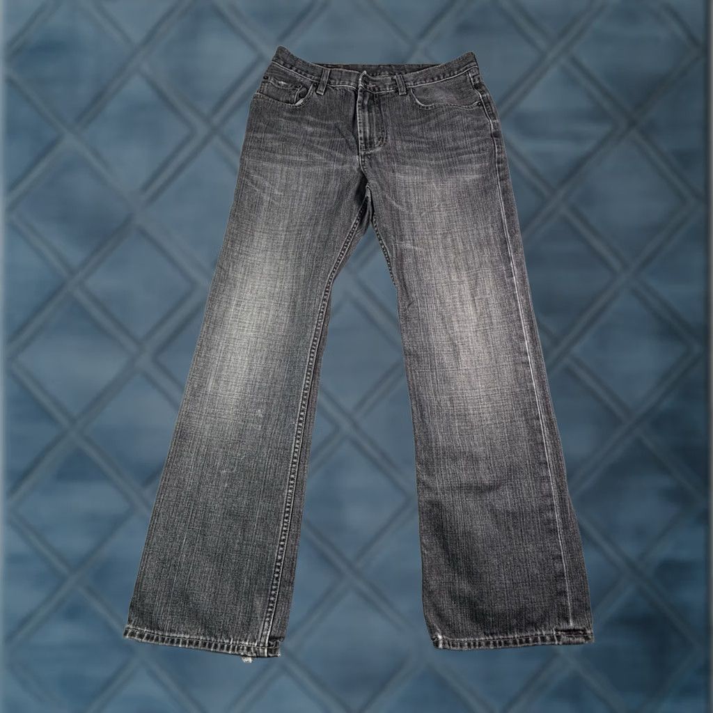 Banana Republic Banana Republic Men's Black Denim Jeans 32x30 Straight Leg Regular Rise 5-Pocket Stretch Cotton Blend Denim Shirt? Size US 32 / EU 48 - 1 Thumbnail