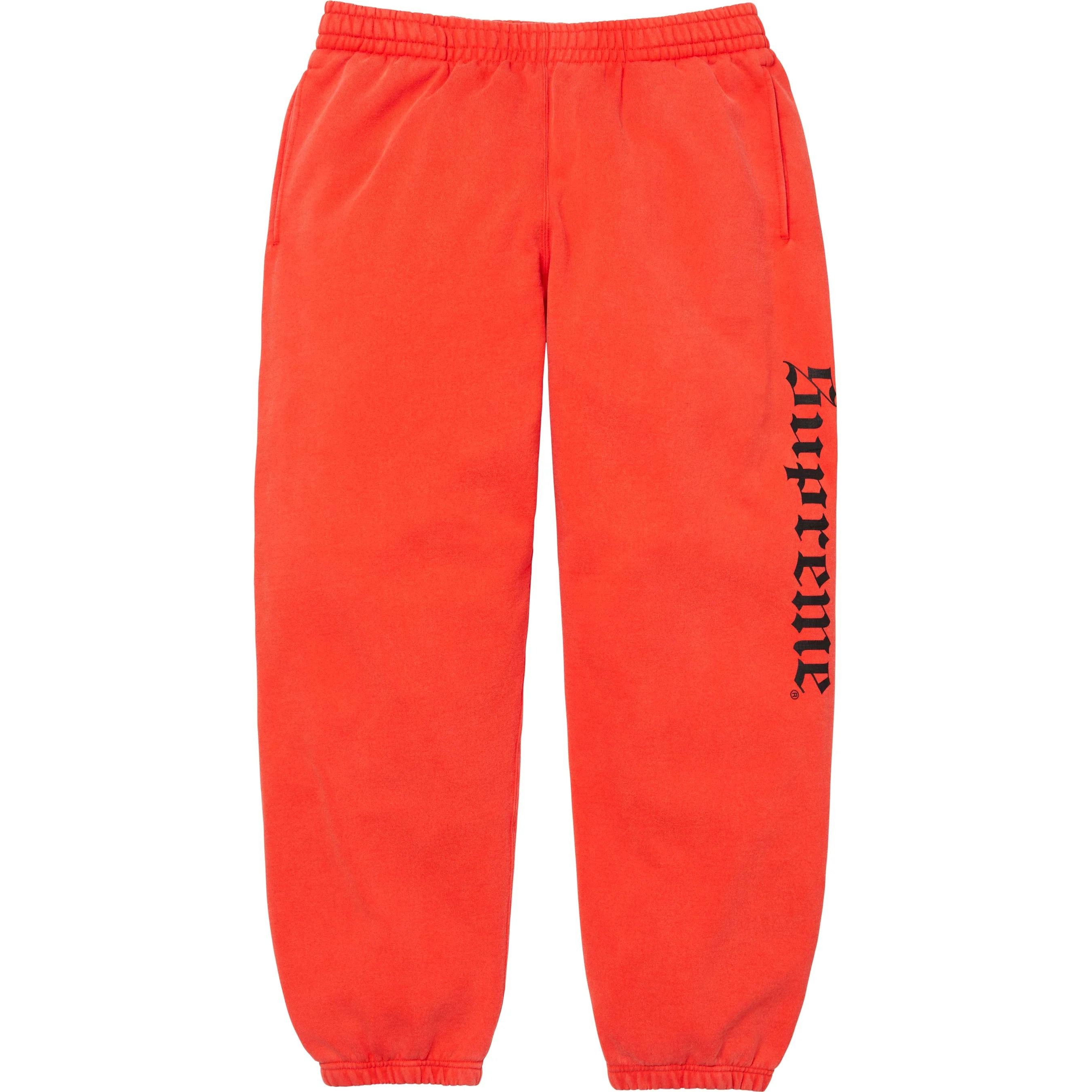 Supreme Supreme Washed Old English Sweatpant Size US 36 / EU 52 - 1 Thumbnail