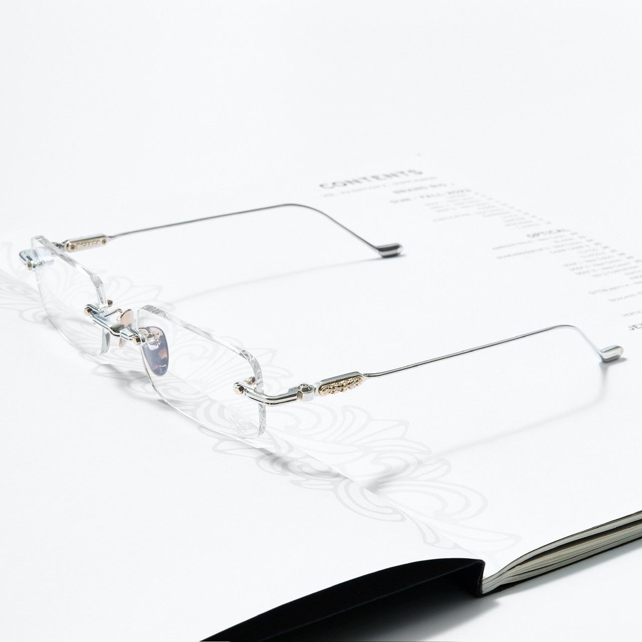 Chrome Hearts CHROME HEARTS SOFFFFFFFFERS II SHINY SILVER GLASSES Size ONE SIZE - 2 Thumbnail