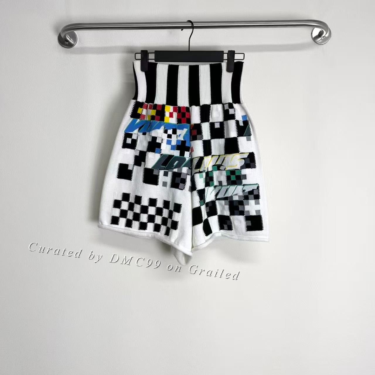 Louis Vuitton Louis Vuitton Racing Check Colorblock High-Waist Shorts Size 28" / US 6 / IT 42 - 1 Thumbnail