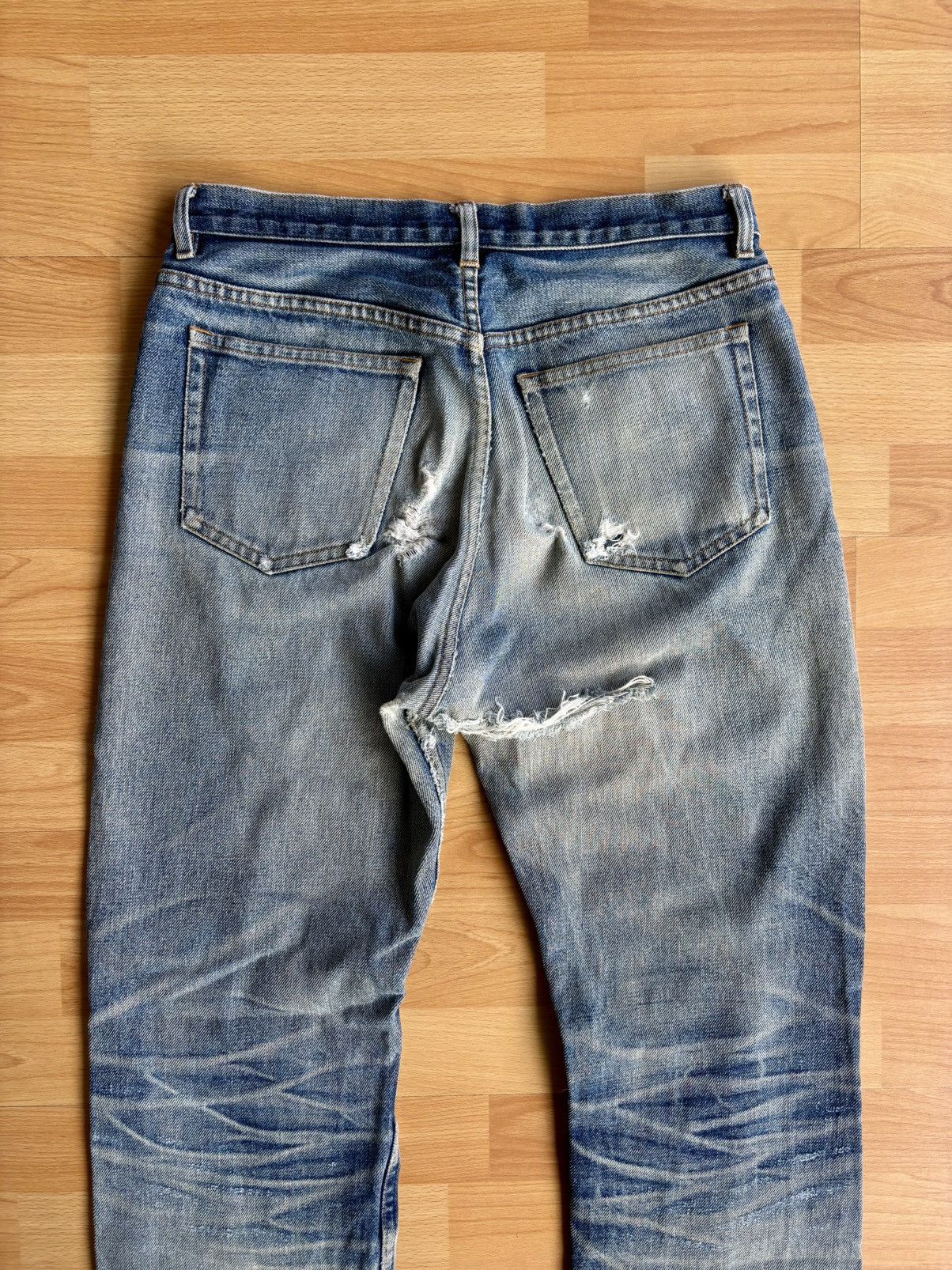 A.P.C. THRASHED APC DENIM Size US 30 / EU 46 - 7 Thumbnail