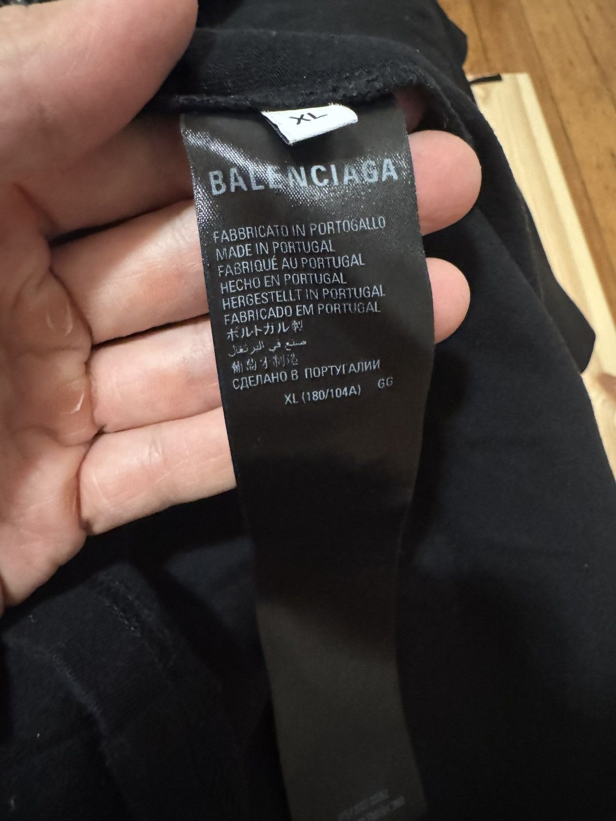 Balenciaga Sporty B Shrunken Fit Shirt Size US XL / EU 56 / 4 - 4 Thumbnail