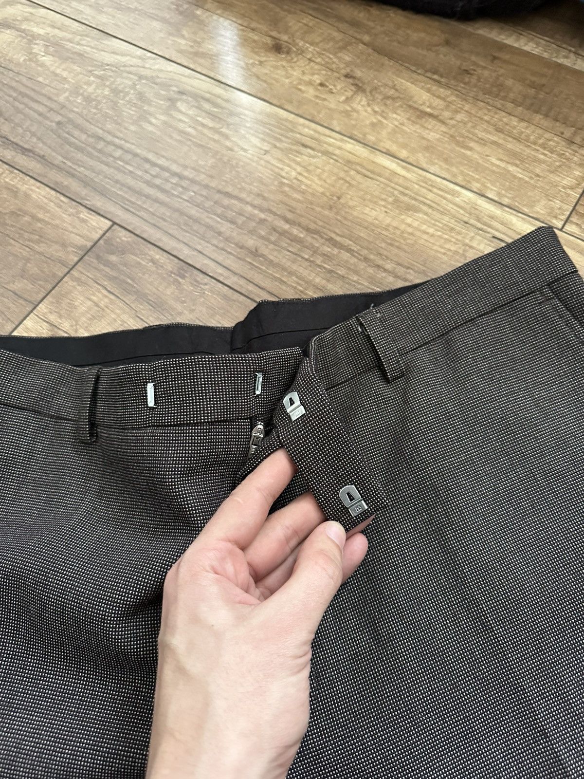 Dries Van Noten Dries Van Noten Wool Pants Trousers Size US 38 / EU 54 - 8 Thumbnail