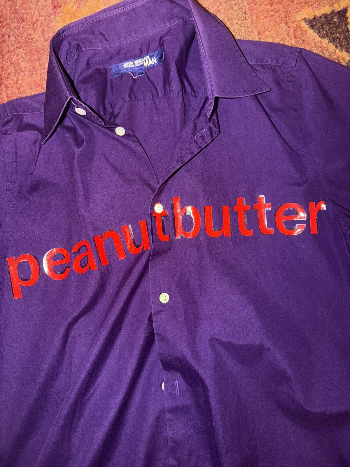 Junya Watanabe Junya Watanabe CDG MAN Peanut Butter Button Up (read desc) Size US L / EU 52-54 / 3 - 2 Thumbnail