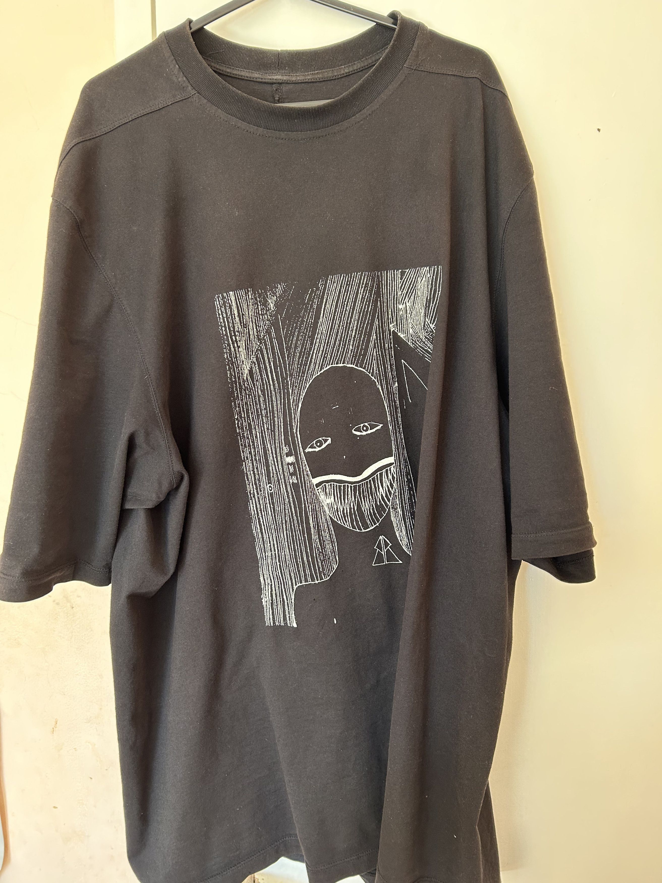 Rick Owens Drkshdw Rick Owens Toothface Drkshdw Tee | Grailed