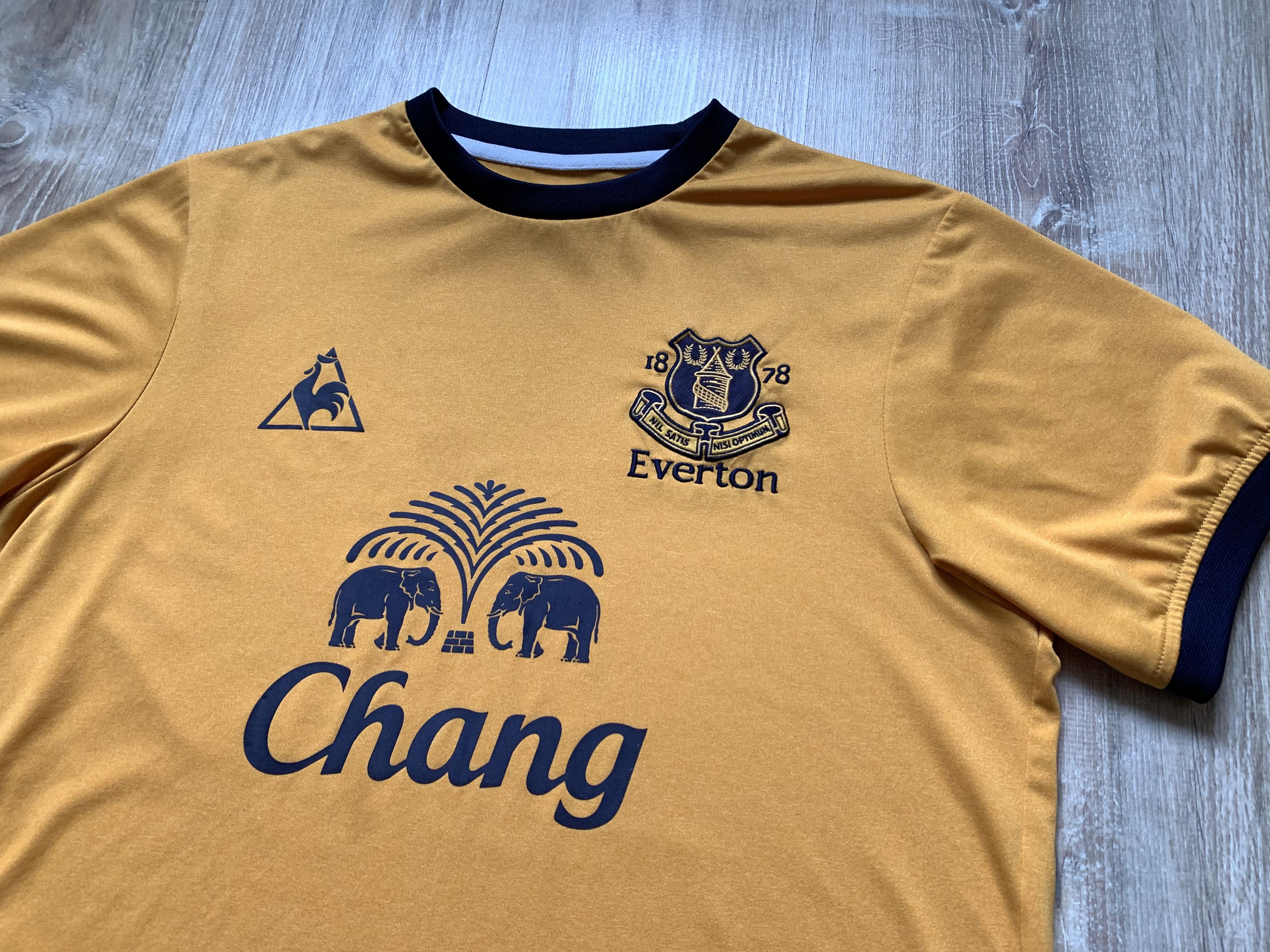 Le Coq Sportif × Vintage Vintage Le Coq Sportif Everton Away Shirt 2011-2012 Size US M / EU 48-50 / 2 - 3 Thumbnail
